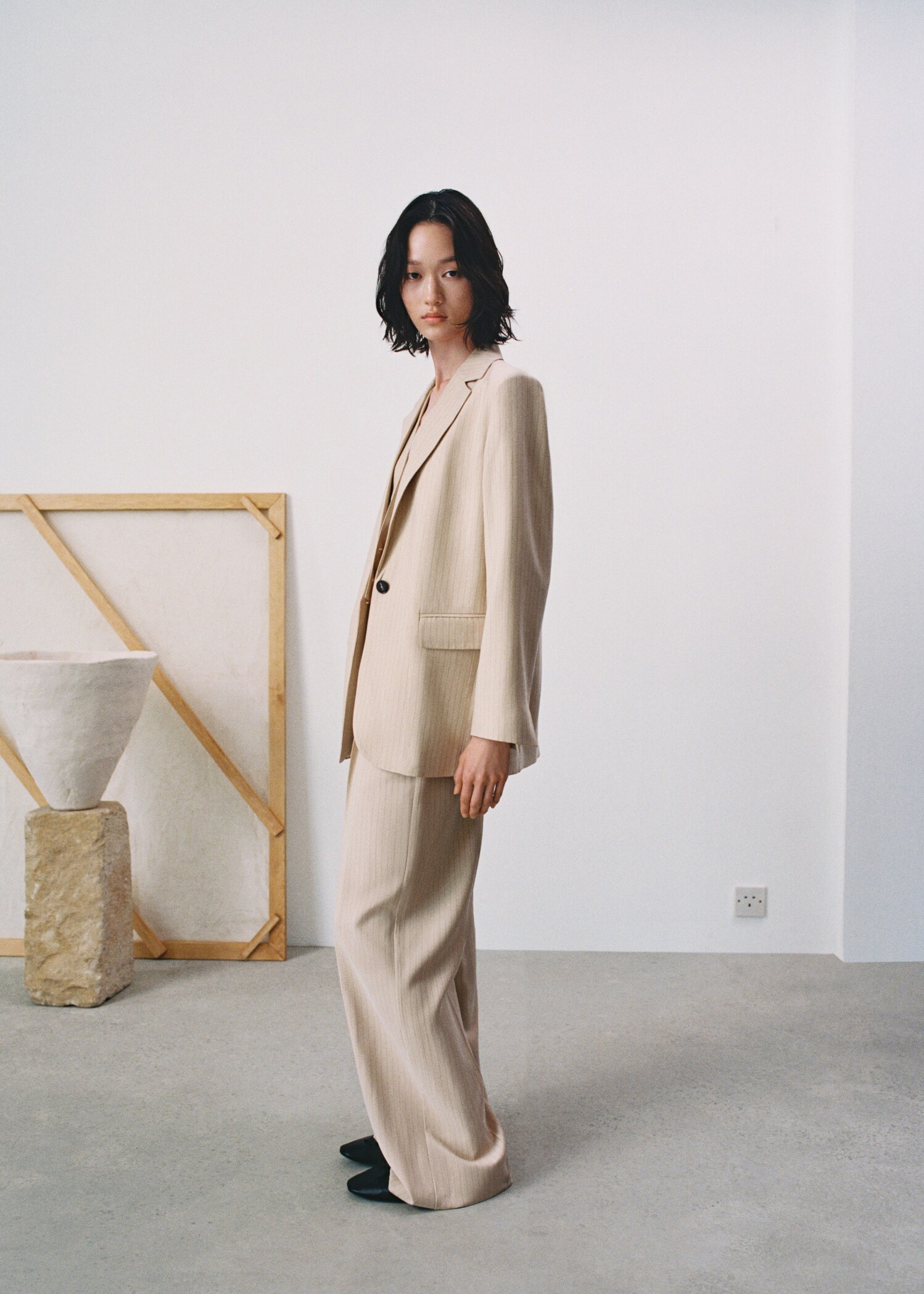 Chalk-stripe trousers - Details of the article 6