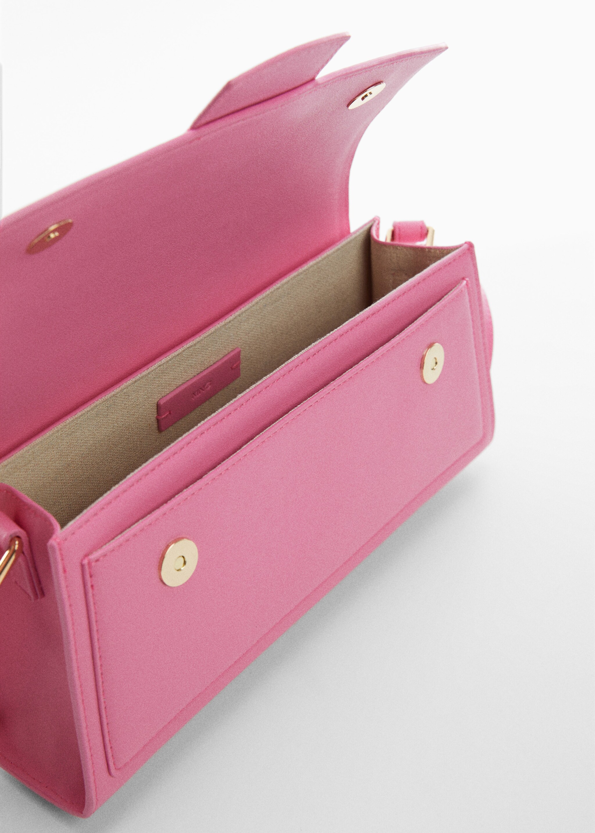 Sac rectangulaire rabat - Détail de l'article 1, Rose bonbon. Ref: 57000180-00.