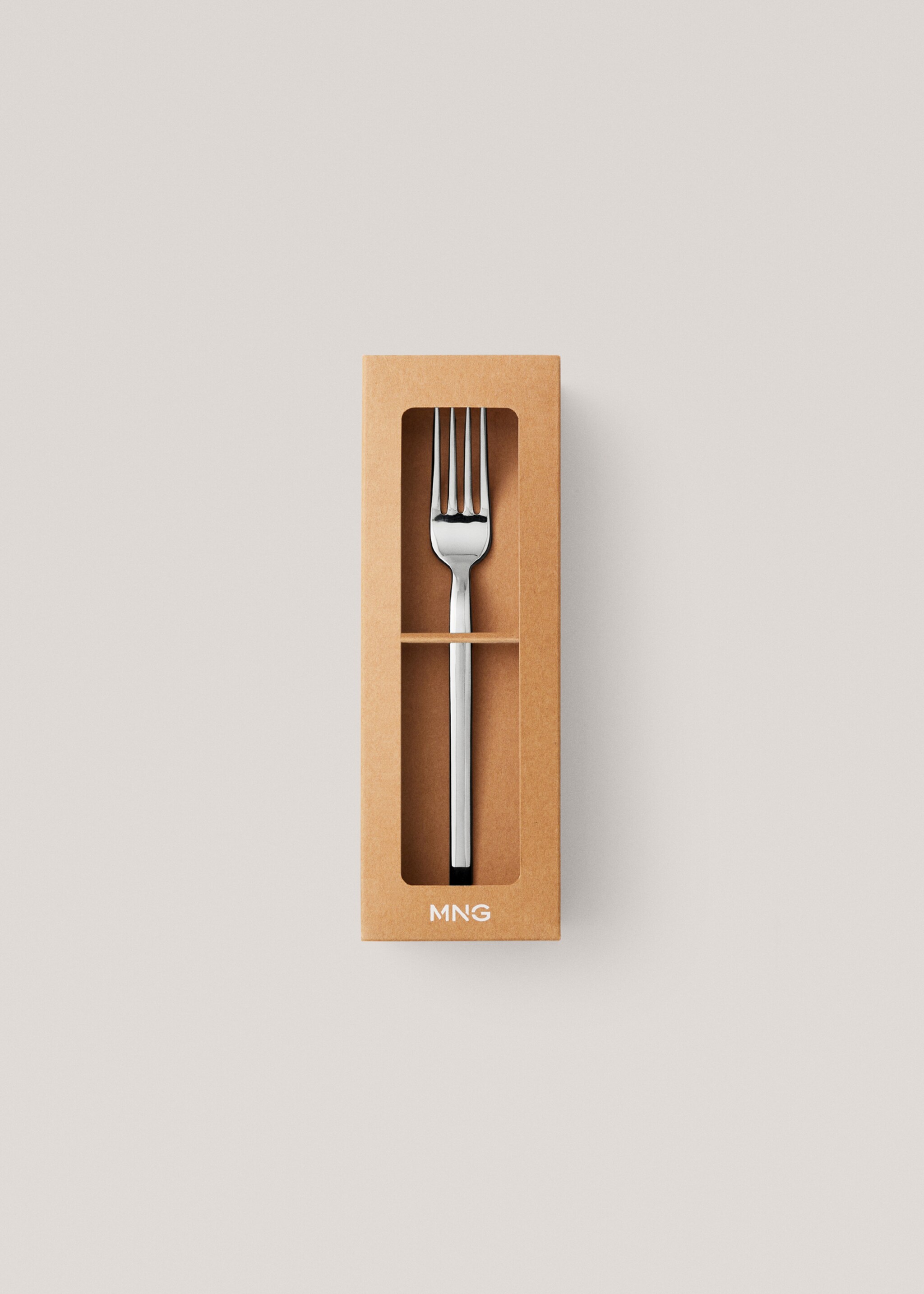 Pack de 4 garfos de sobremesa de 100% aço - Pormenor do artigo 1