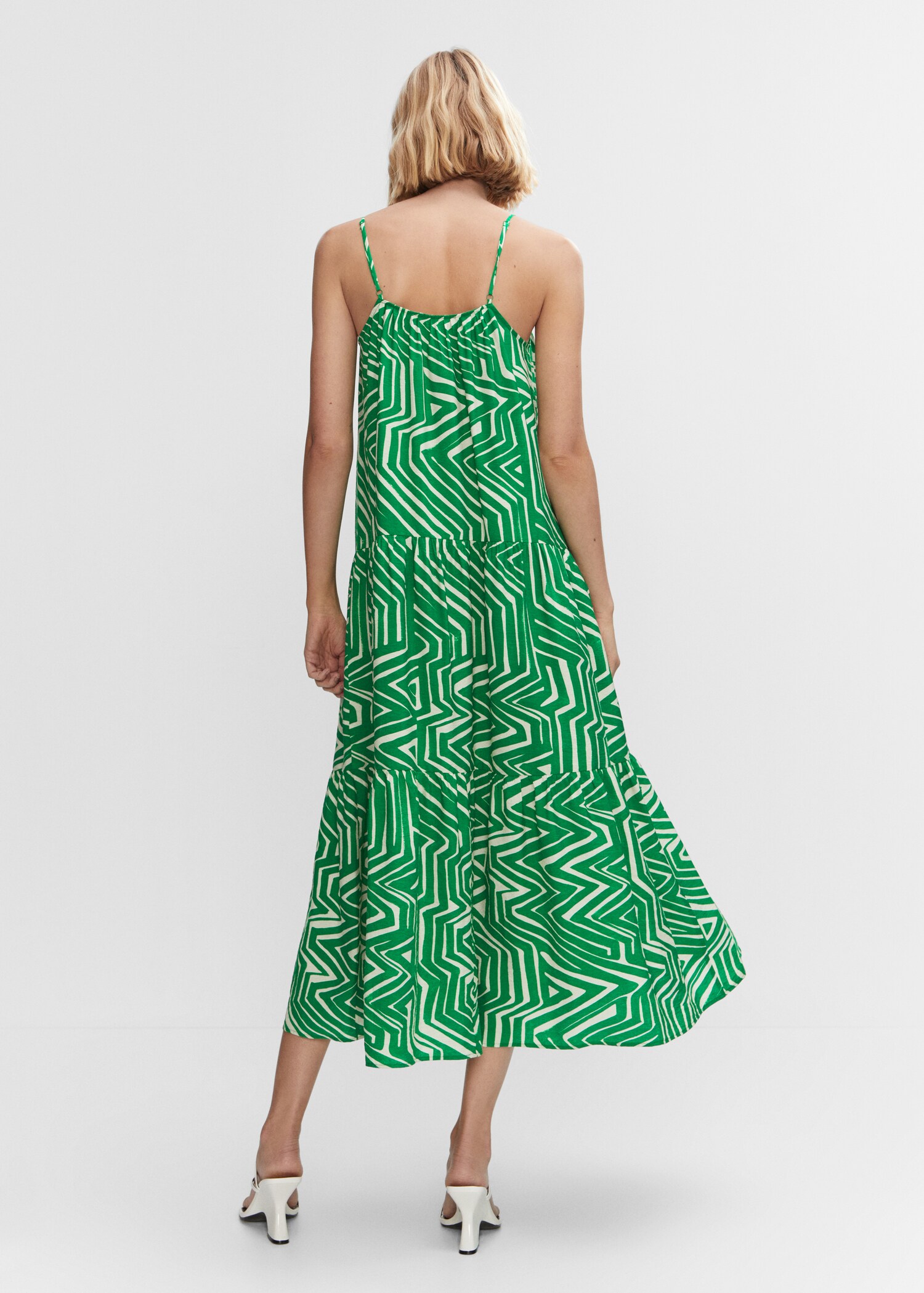 Robe longue imprimée - Verso de l’article