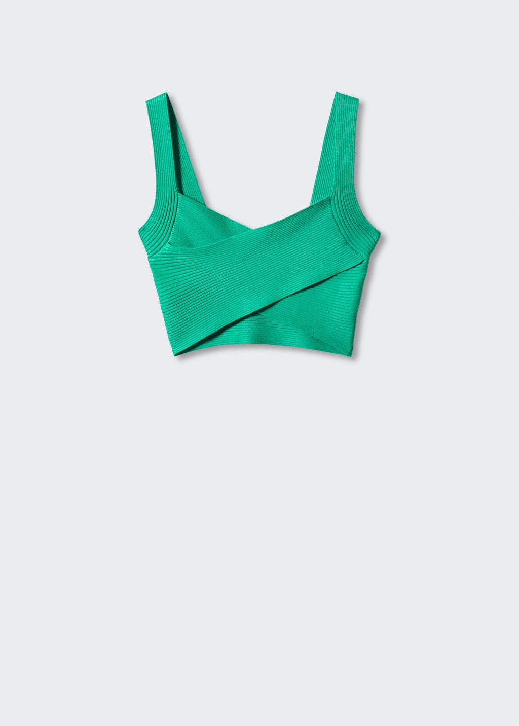 トップス Maa Knitted wrap top - Women | MANGO OUTLET USA