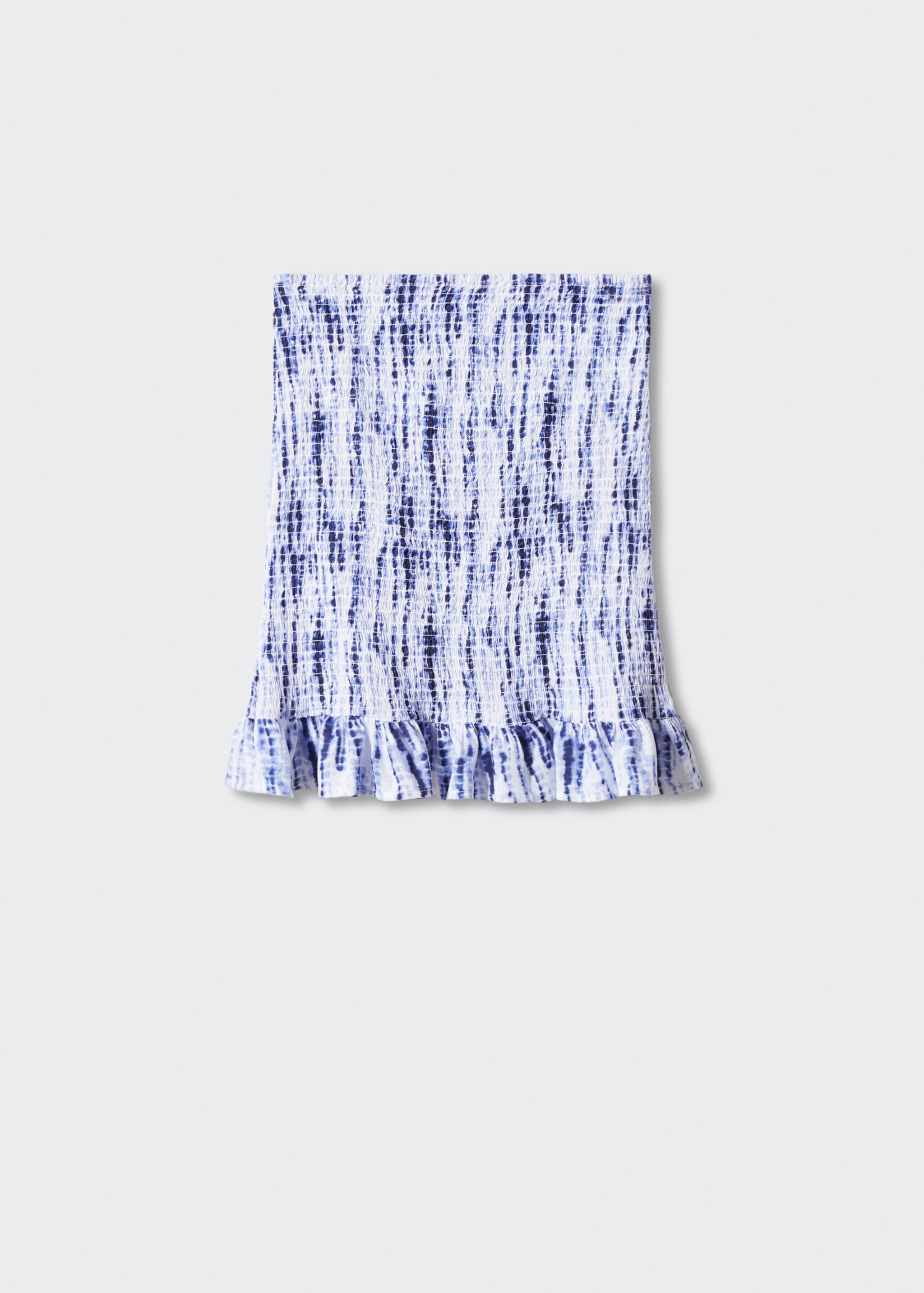 Printed pleated skirt - Article without model, Off White. Ref: 57000270-00.