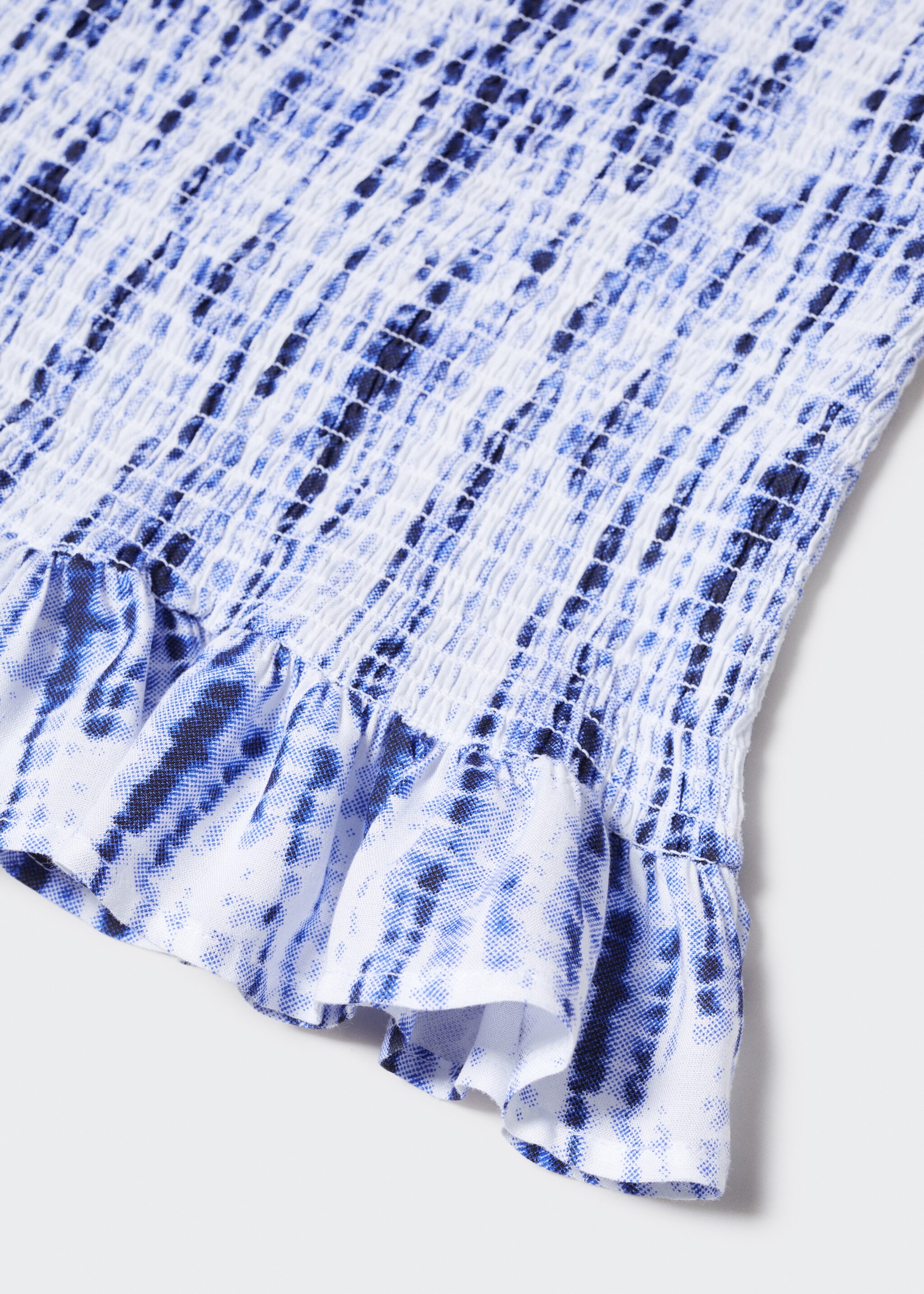 Printed pleated skirt - Details of the article 8, Off White. Ref: 57000270-00.
