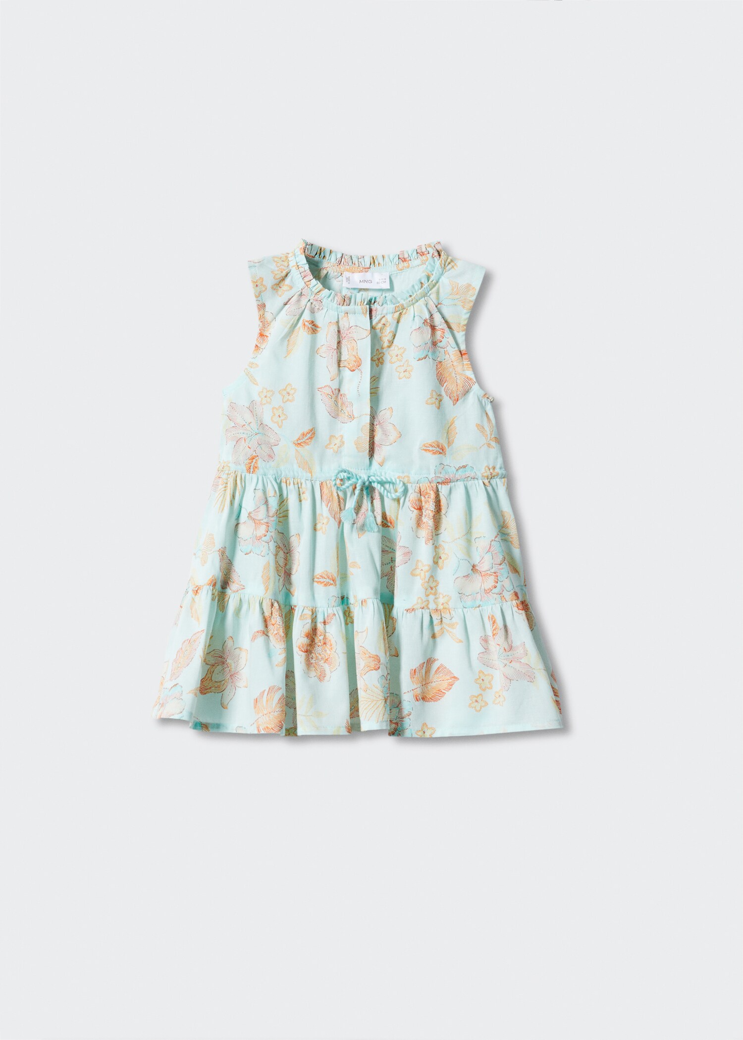 Flowers cotton dress - Article without model