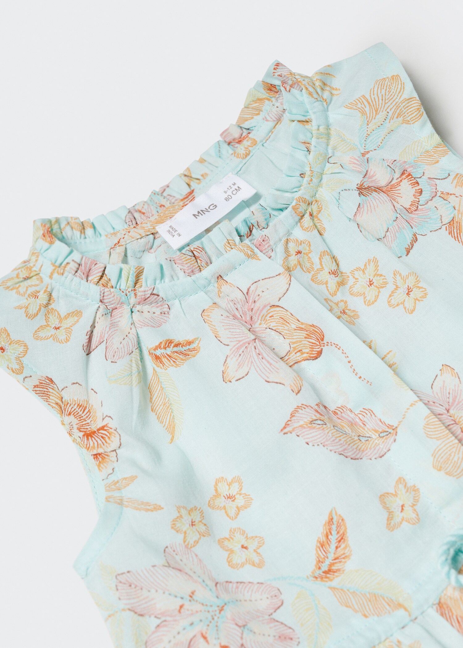 Flowers cotton dress - Details of the article 8
