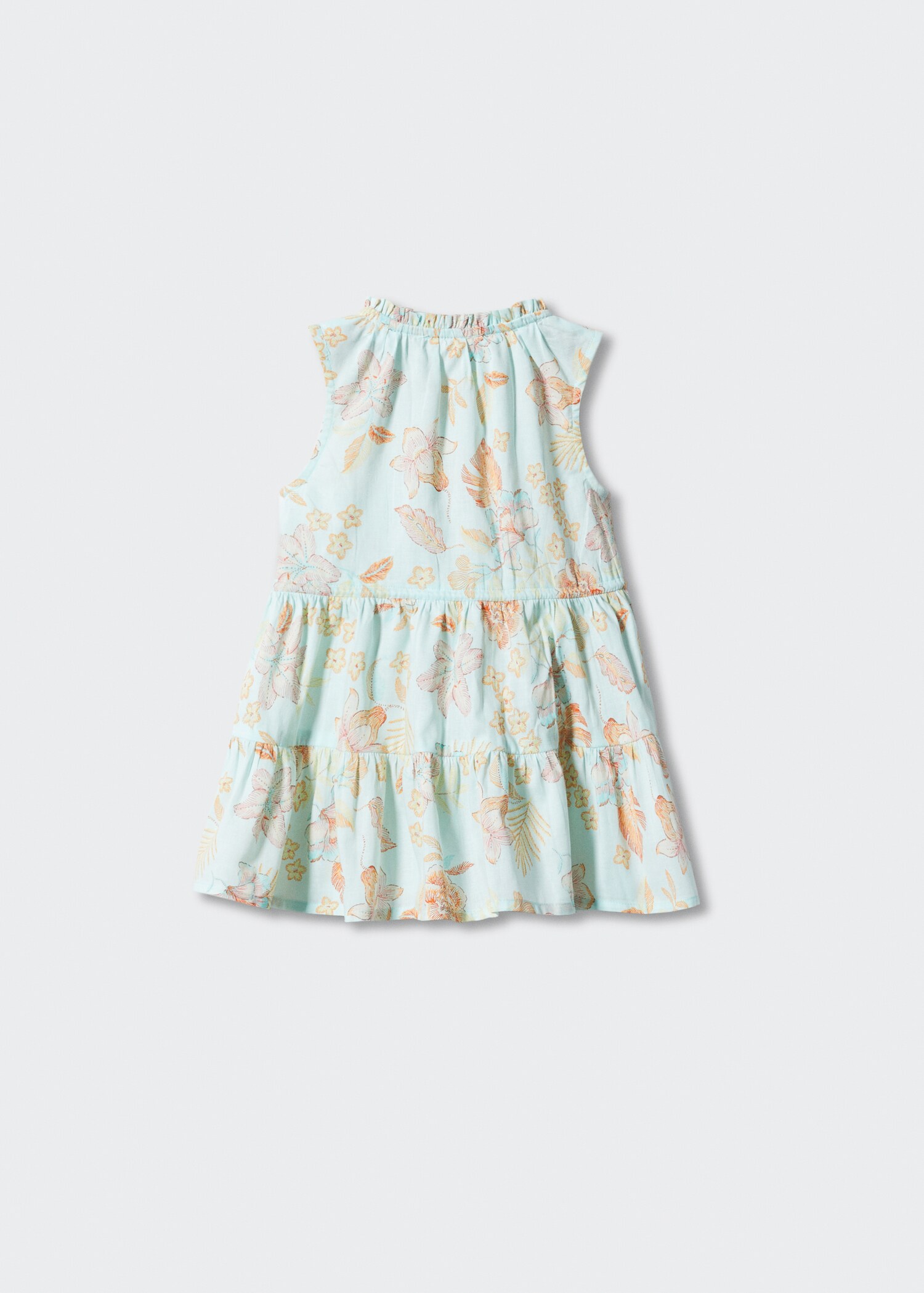 Flowers cotton dress - Reverse of the article