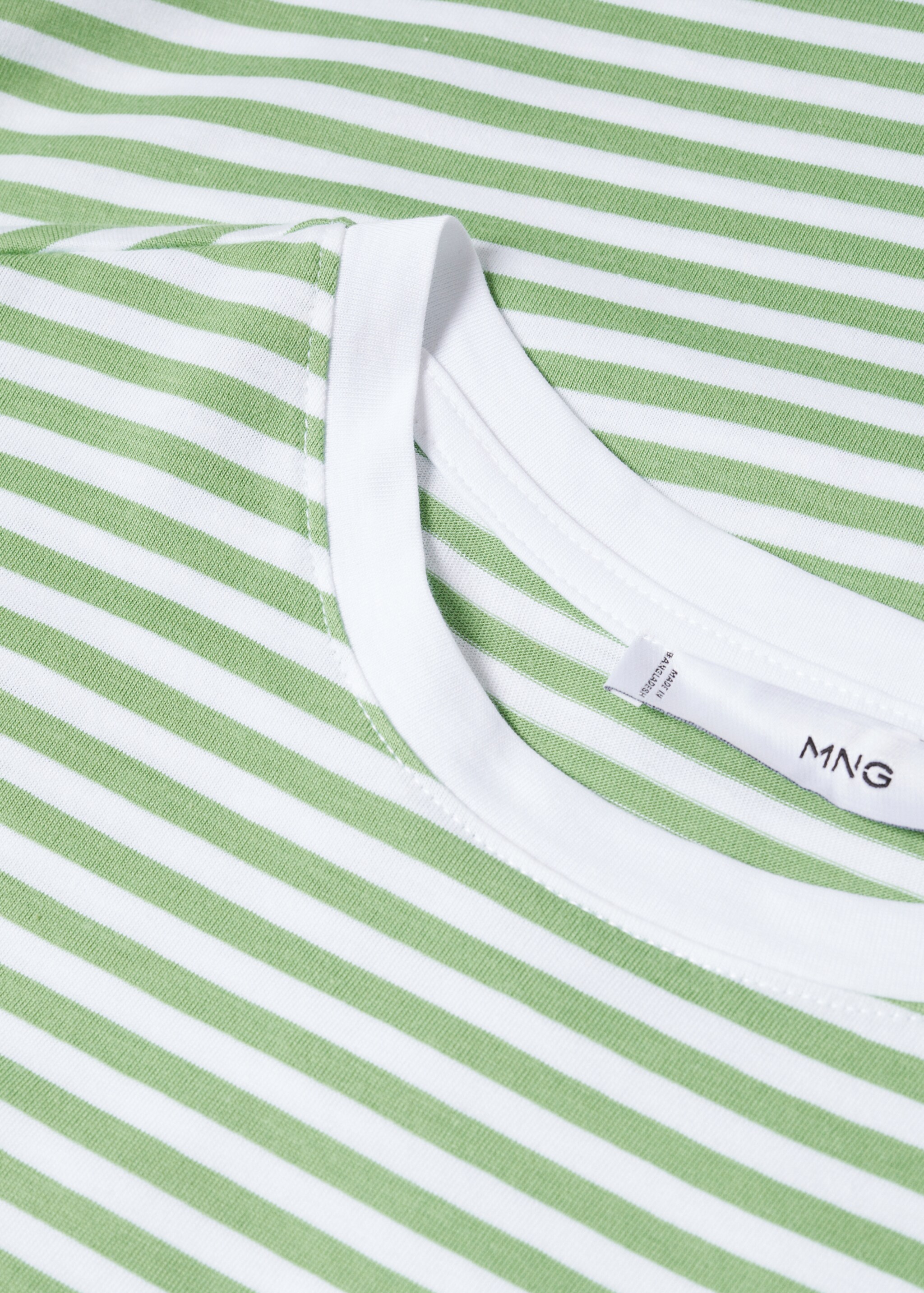 Camiseta 100% algodón - Detalle del artículo 8, Verde pastel. Ref: 57000280-00.