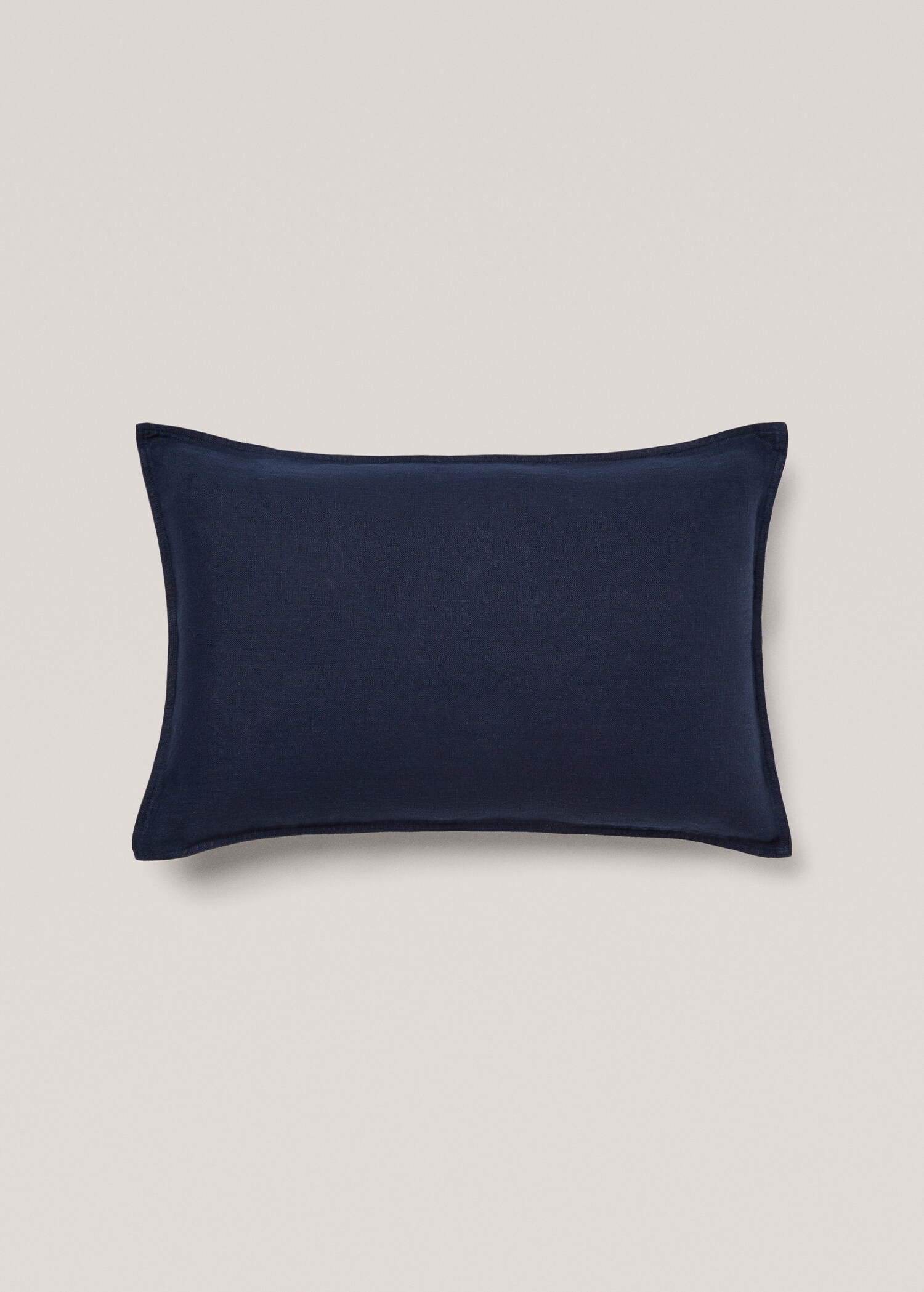 Housse de coussin 100 % lin bicolore 40x60 cm - Article sans modèle