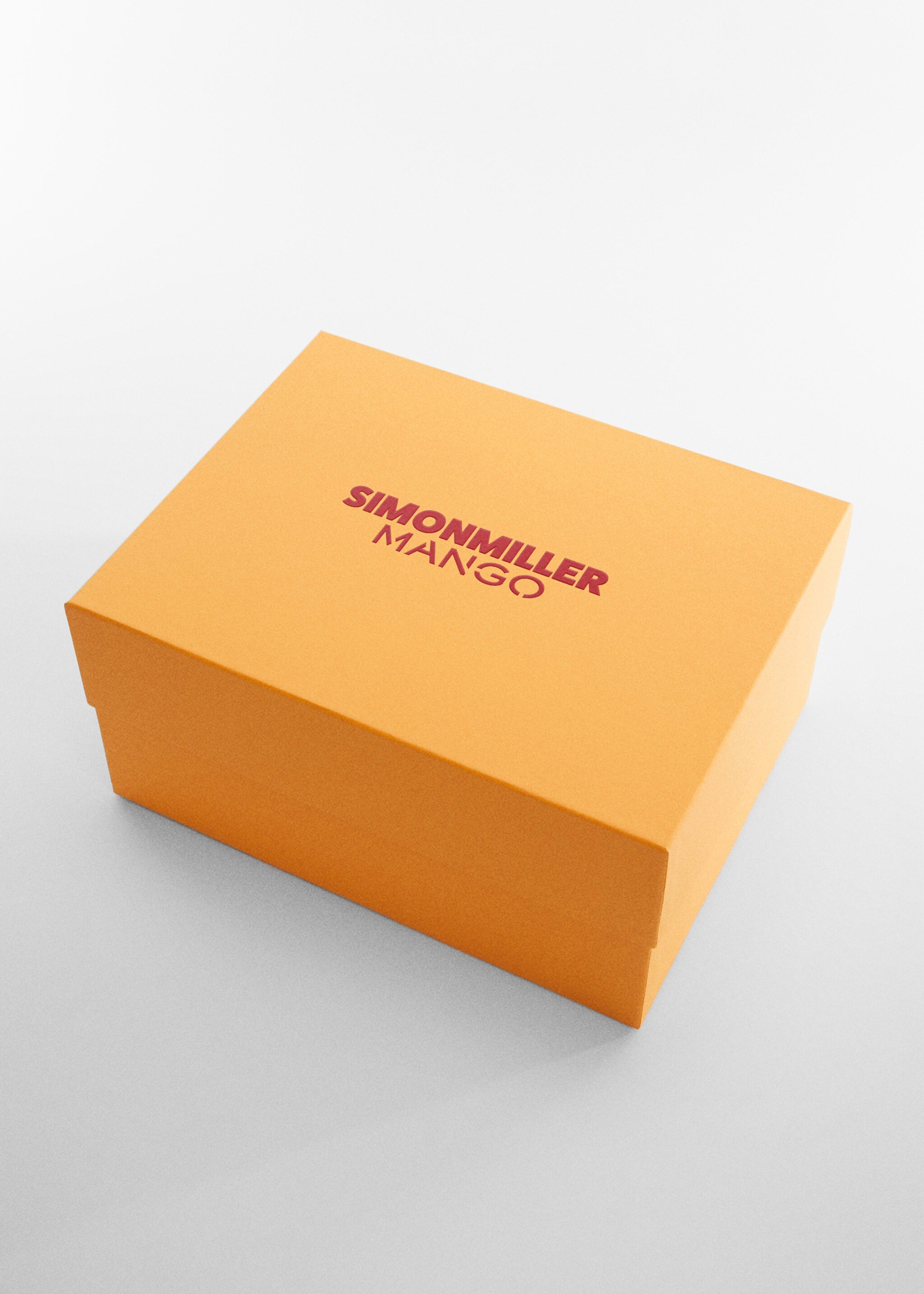 Leather sandals with a wide strap - Details of the article 3, Yellow. Ref: 57000345-00.