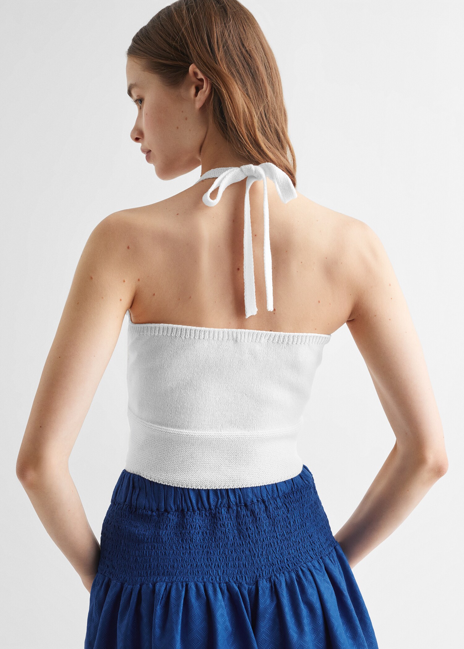 Ribbed crop top - Reverse of the article