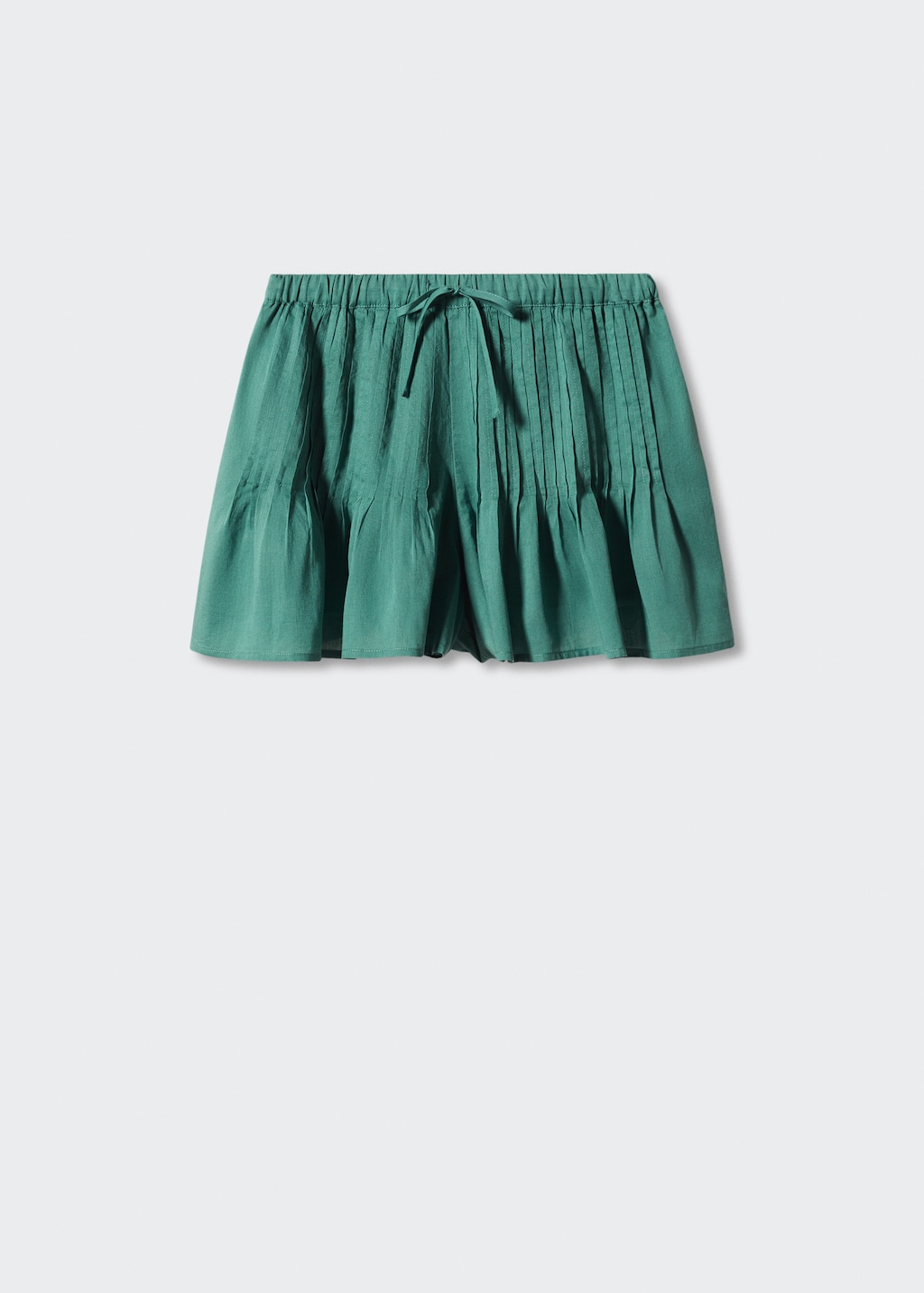 【PORTERNA】Greenhouse cotton shorts Pleated cotton shorts - Teen Girl | MANGO OUTLET USA