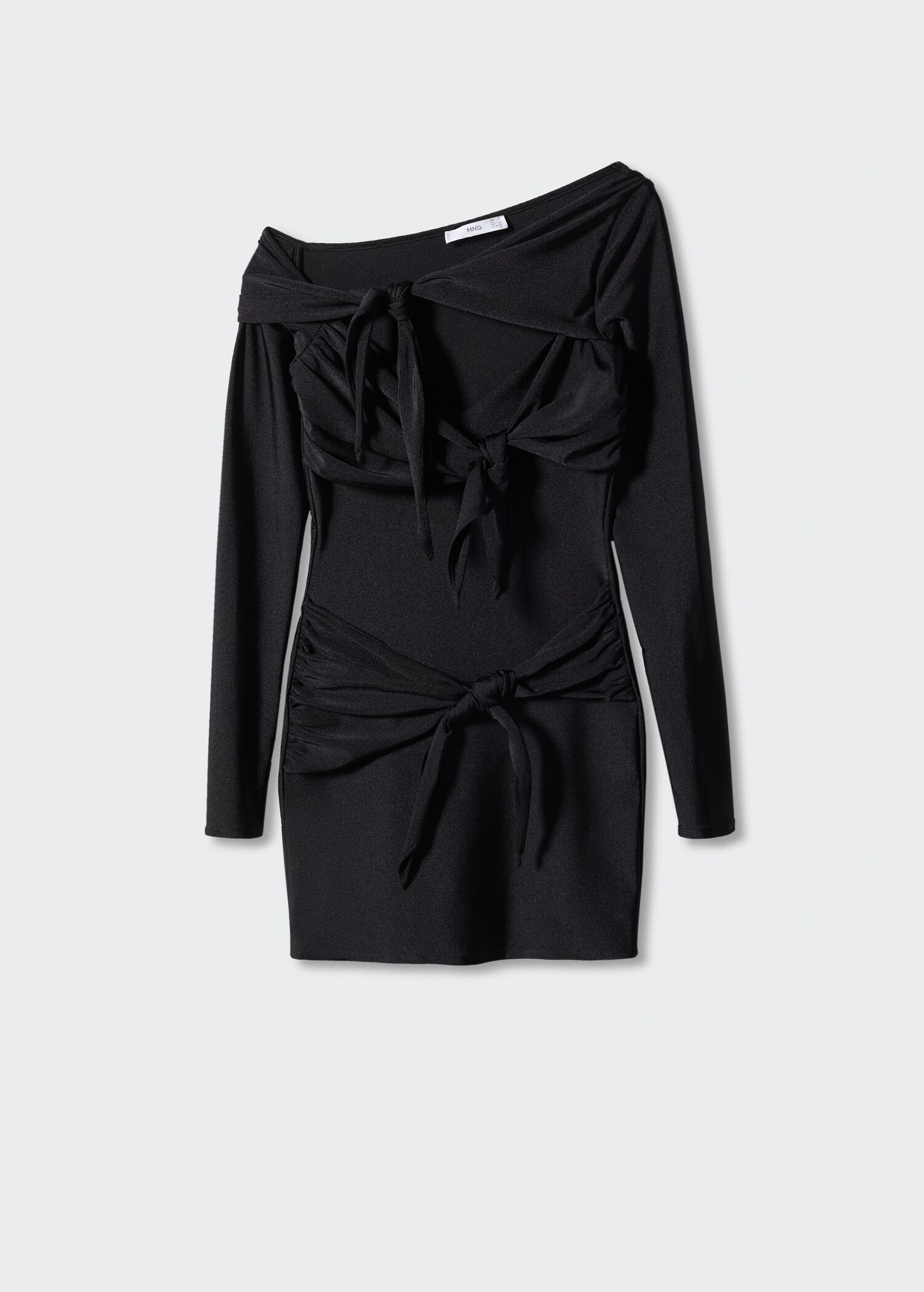 Vestido drapeado detalle nudos - Artículo sin modelo