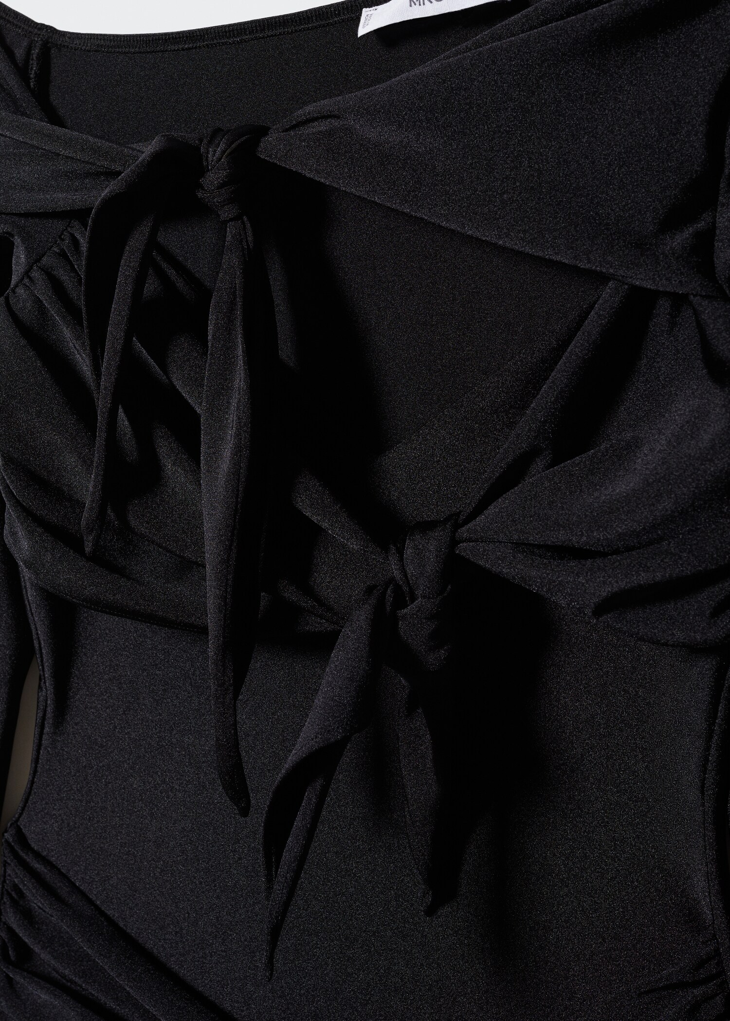 Vestido drapeado detalle nudos - Detalle del artículo 8