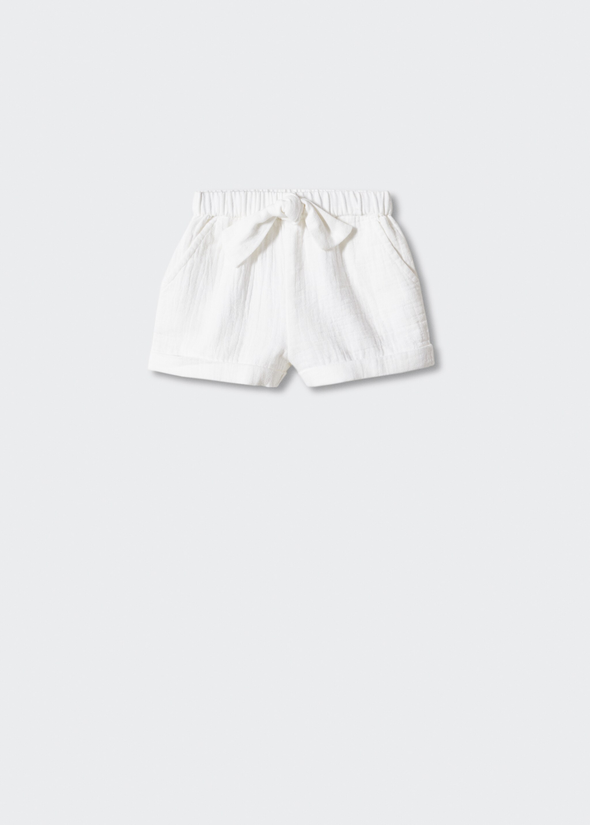 Stretch cotton shorts - Article without model