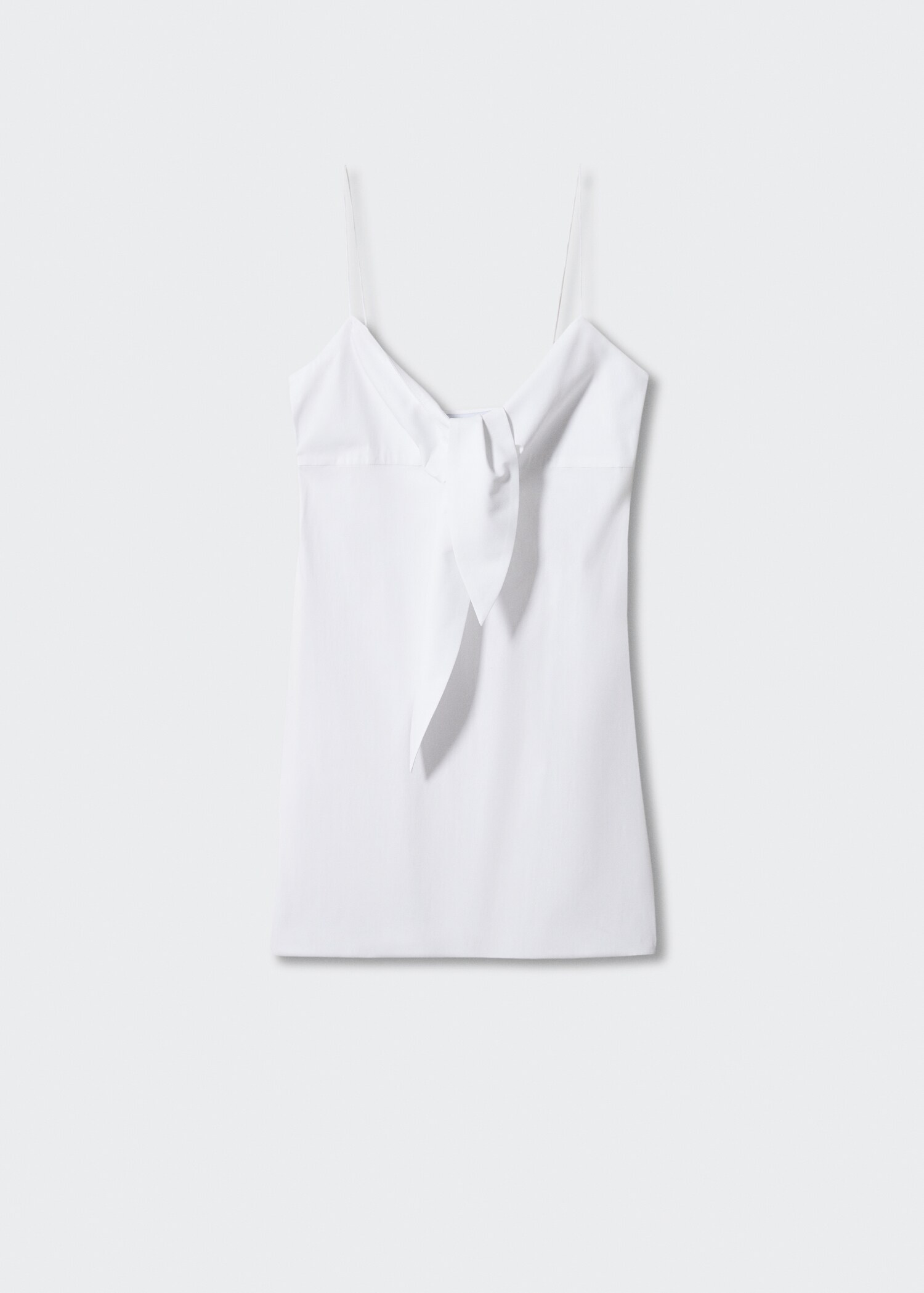 Strappy dress with knot neckline - Article without model