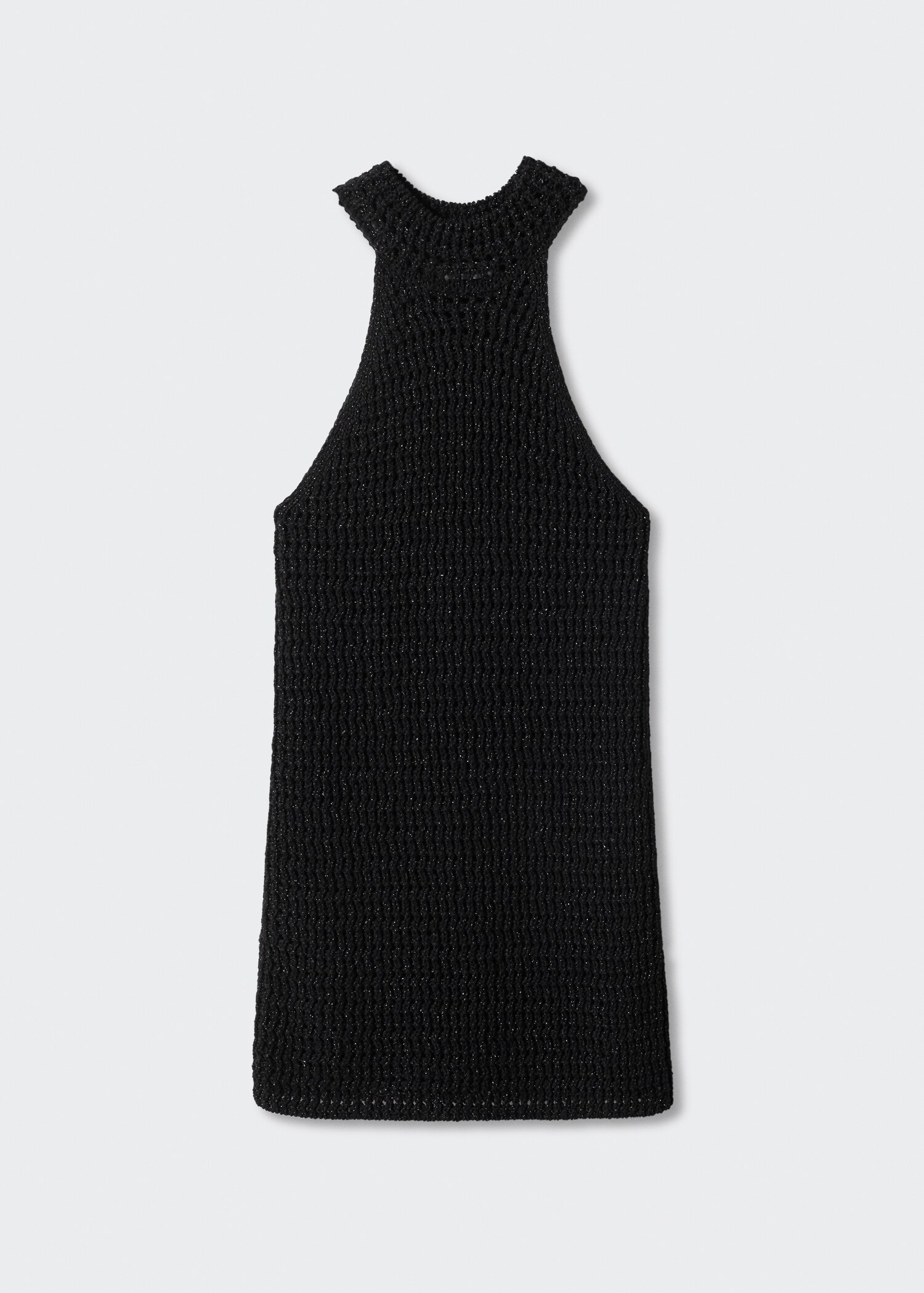 Lurex halter-neck dress - Article without model