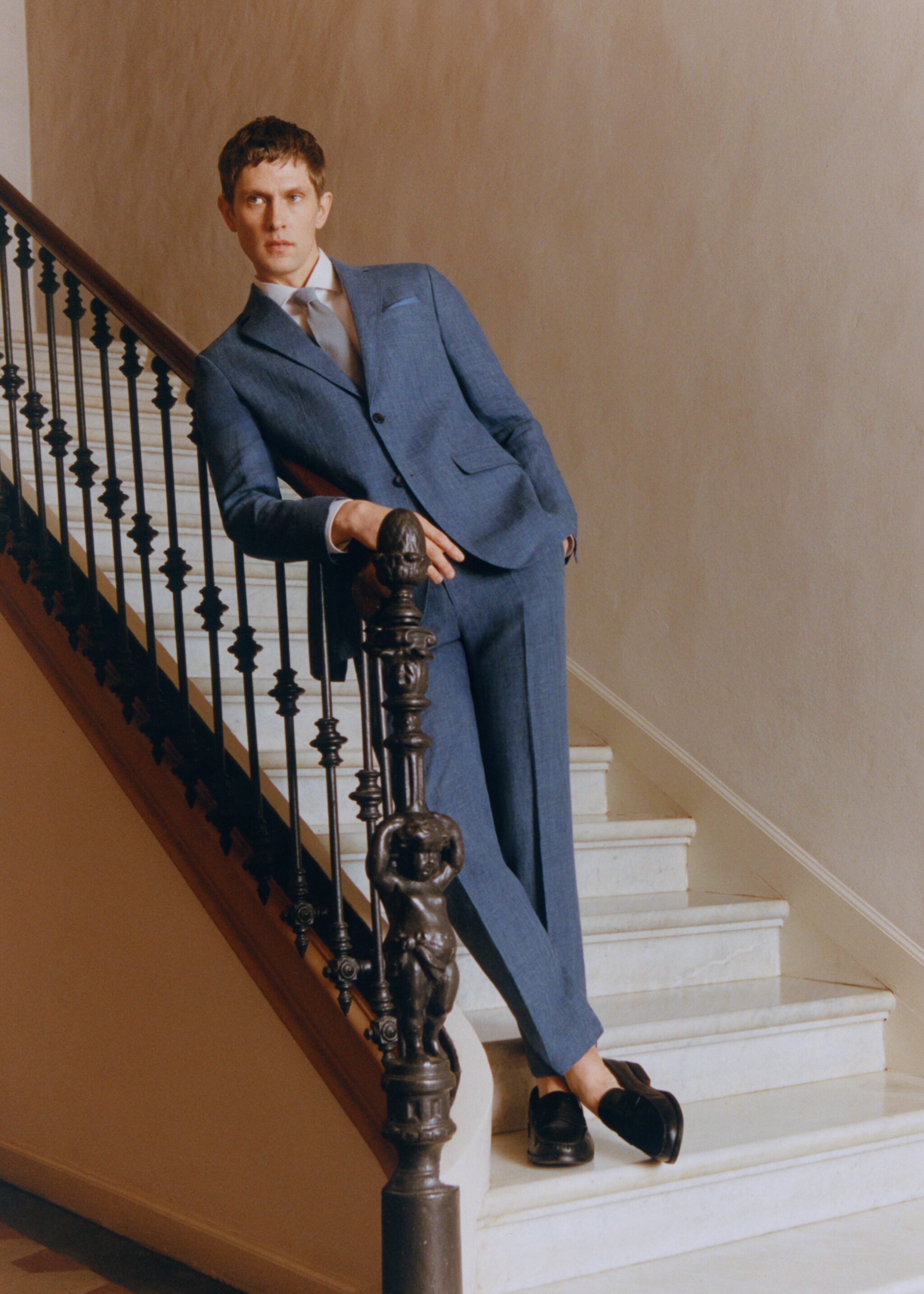 100% linen suit pants - Details of the article 5