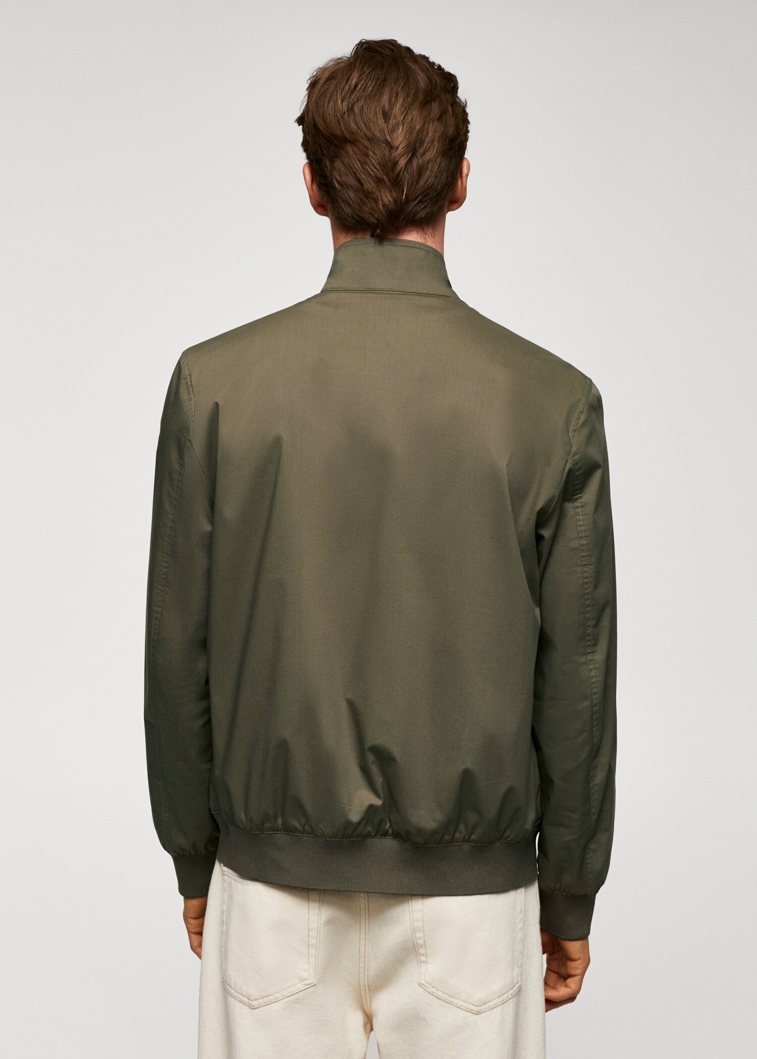 Lightweight fabric bomber jacket - Reverse of the article