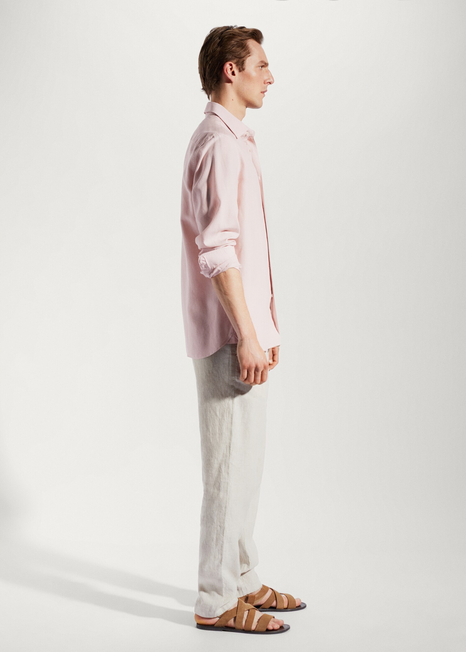 Light tencel-linen shirt - Details of the article 2
