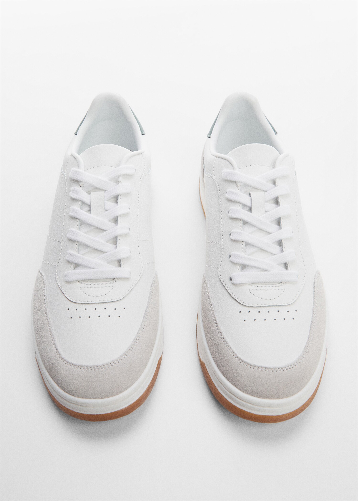 Leather mixed sneakers - Details of the article 2
