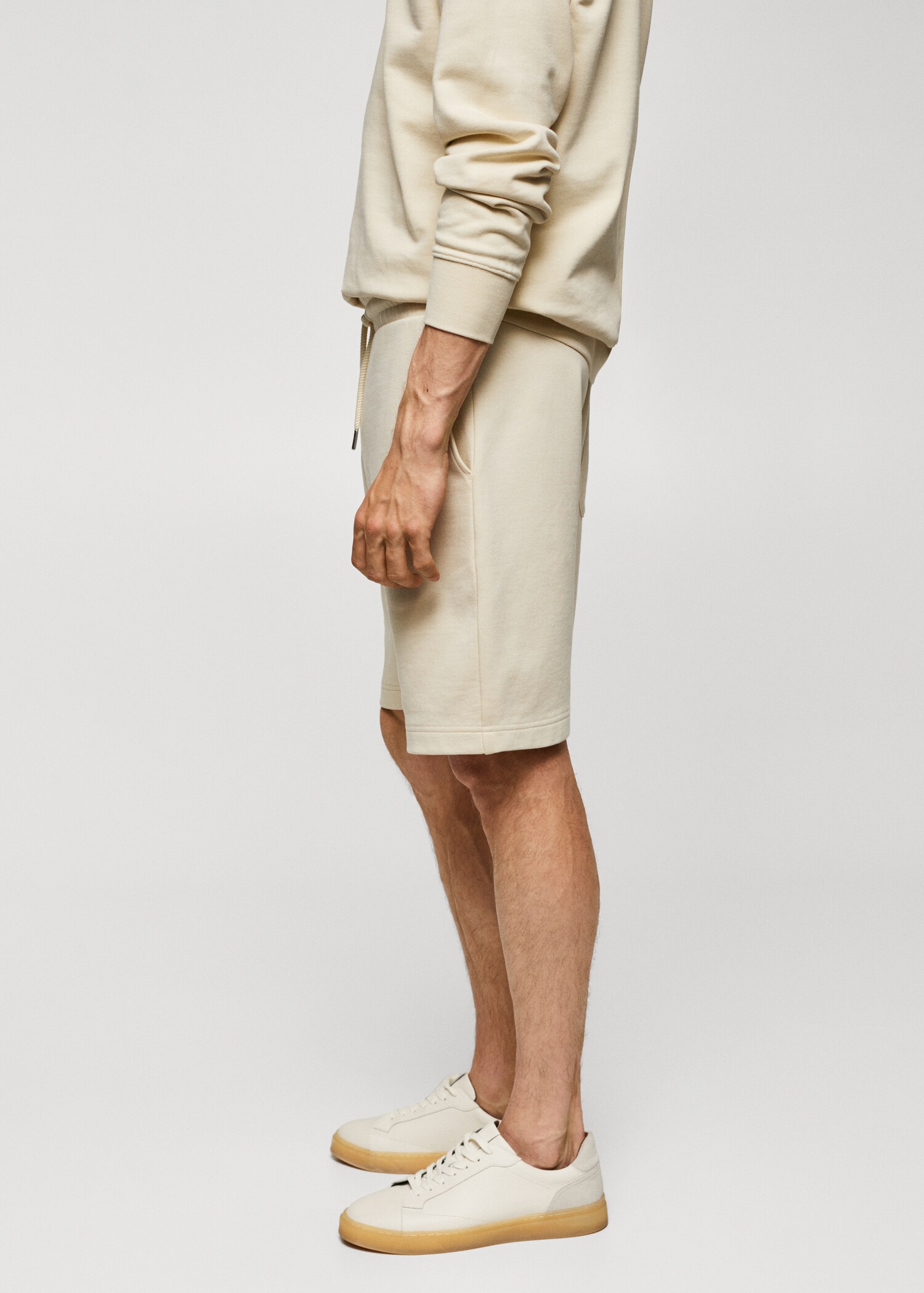 Jogger cotton Bermuda shorts - Details of the article 4