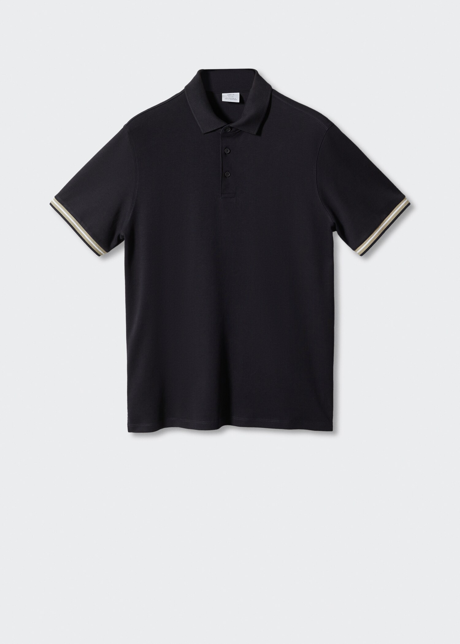 Polo 100% cotone bordi contrasto - Articolo senza modello