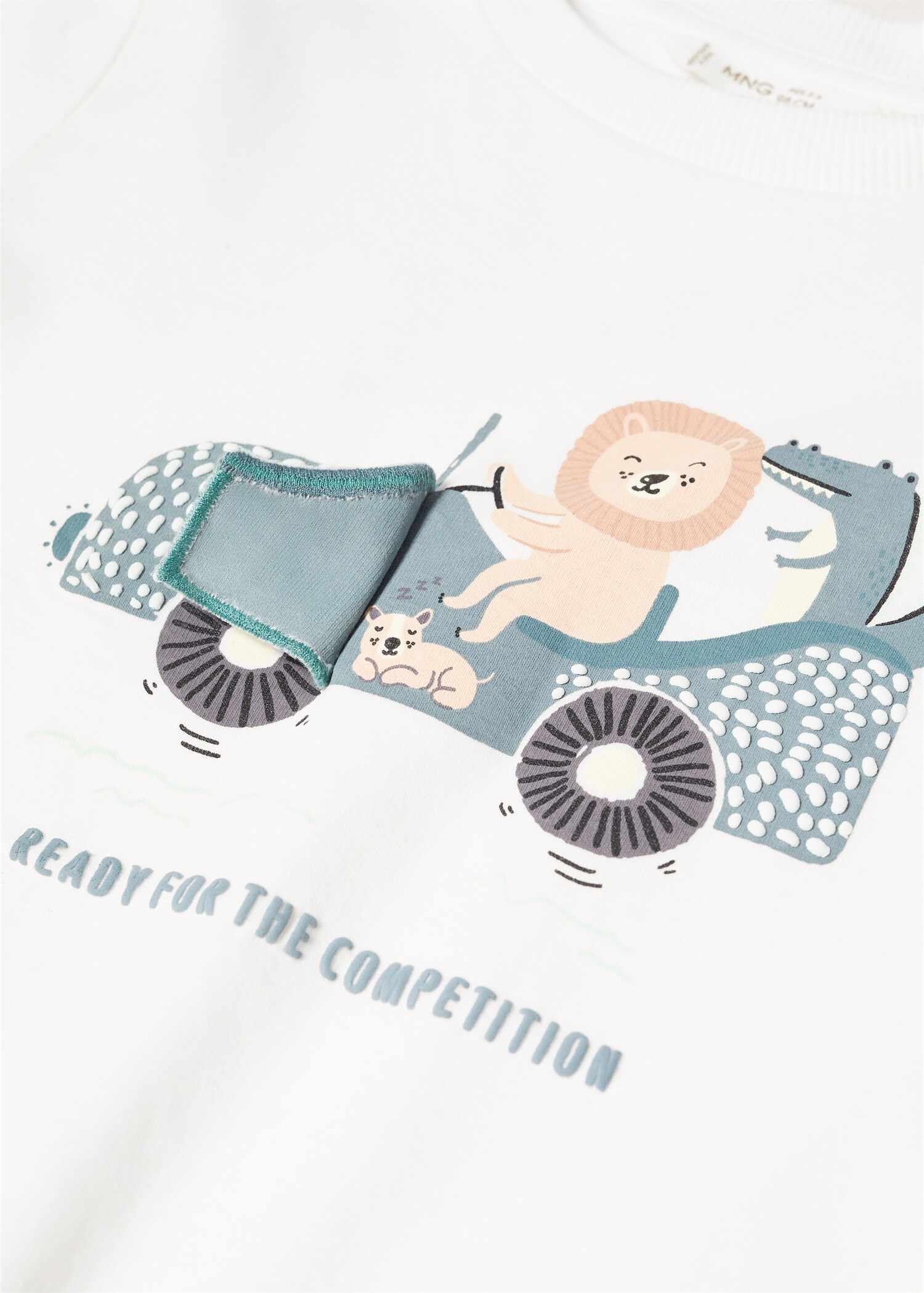 Baumwoll-T-Shirt mit Motiv - Detail des Artikels 0