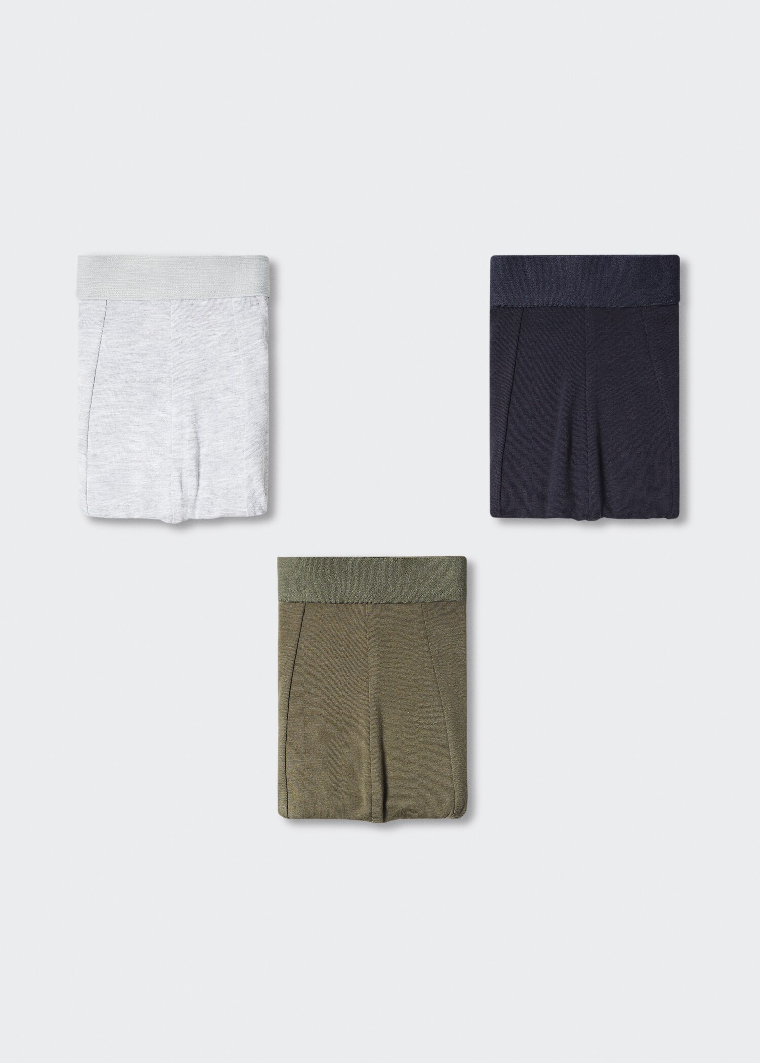 3-pack cotton boxers - Article without model