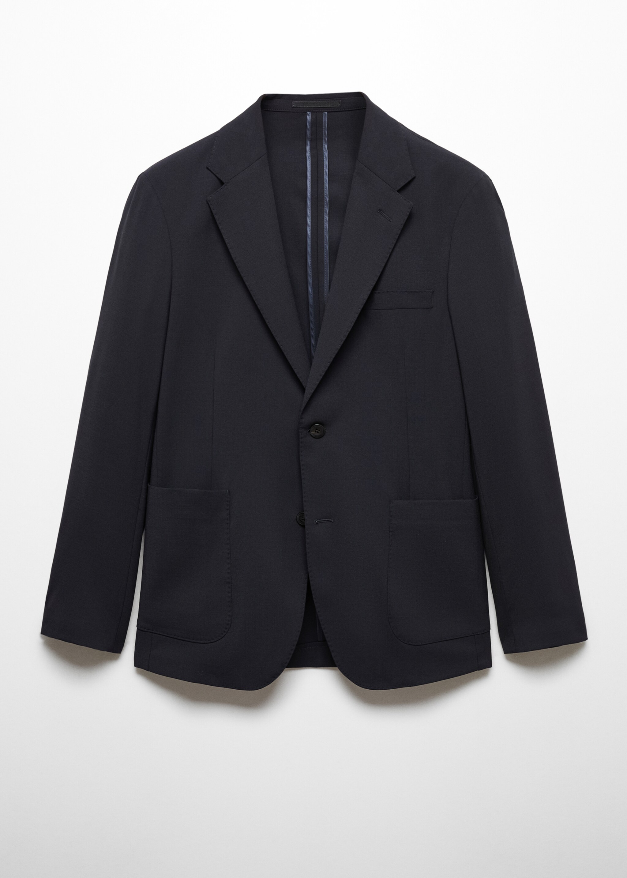Slim-fit virgin wool jacket - Article without model
