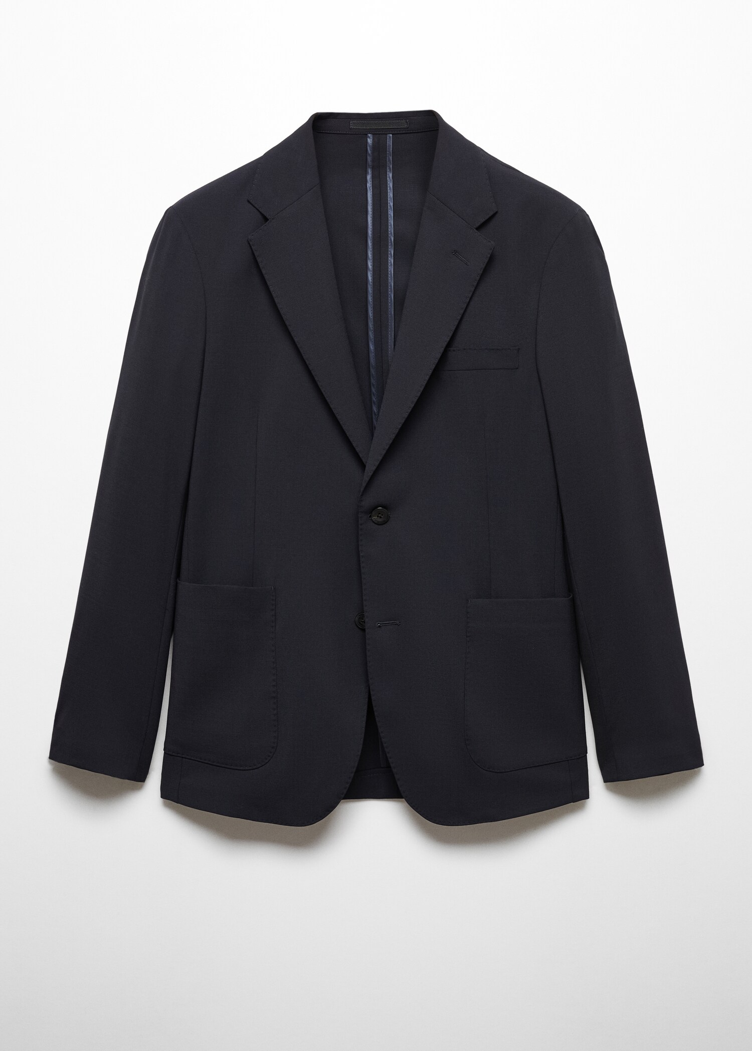 Slim-fit virgin wool jacket - Article without model