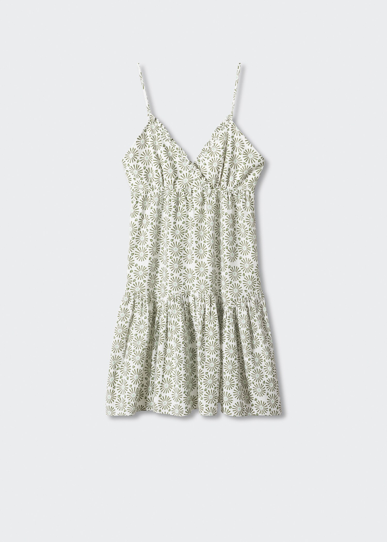 Printed ruffle dress - Article without model
