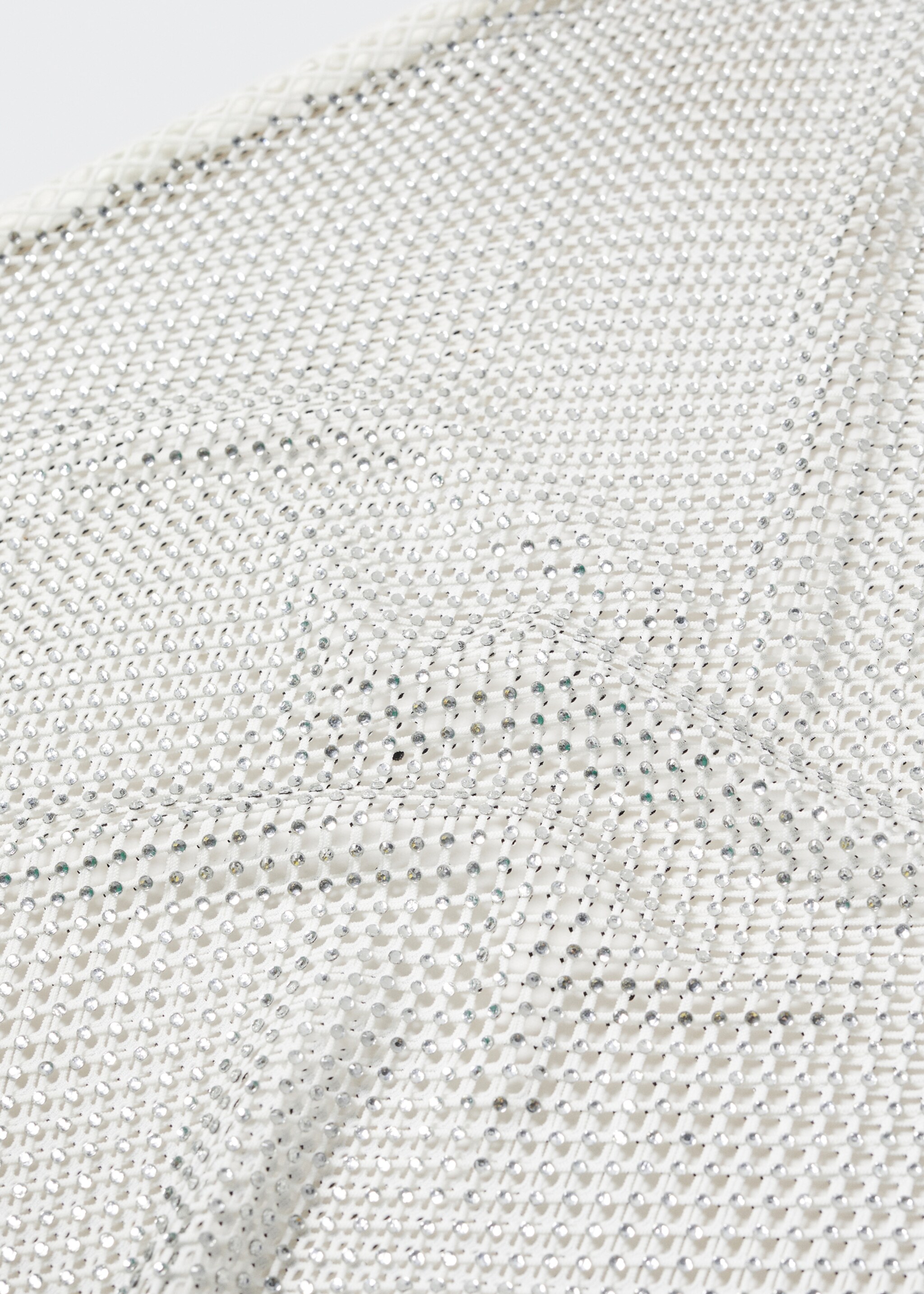 Rhinestone mesh skirt - Details of the article 8