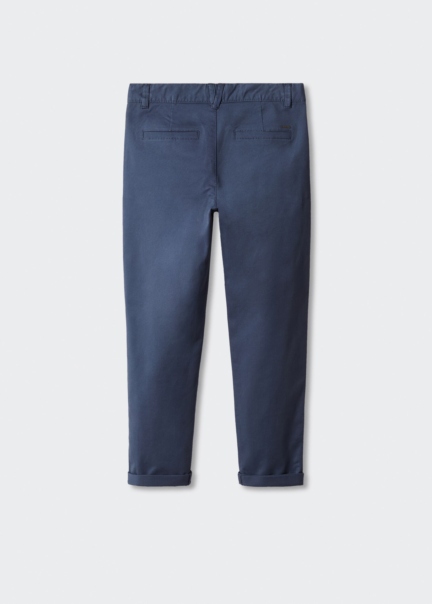 Cotton chinos - Reverse of the article