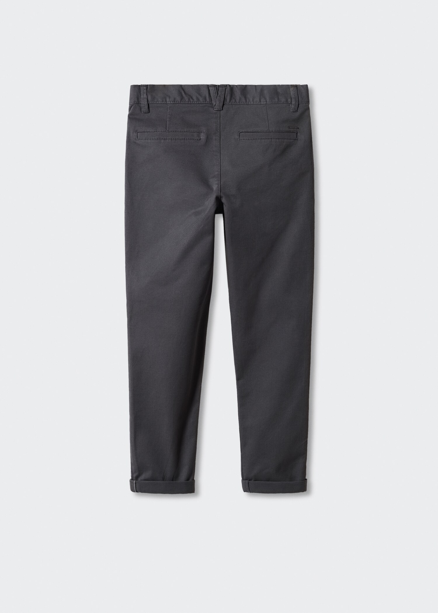 Cotton chinos - Reverse of the article