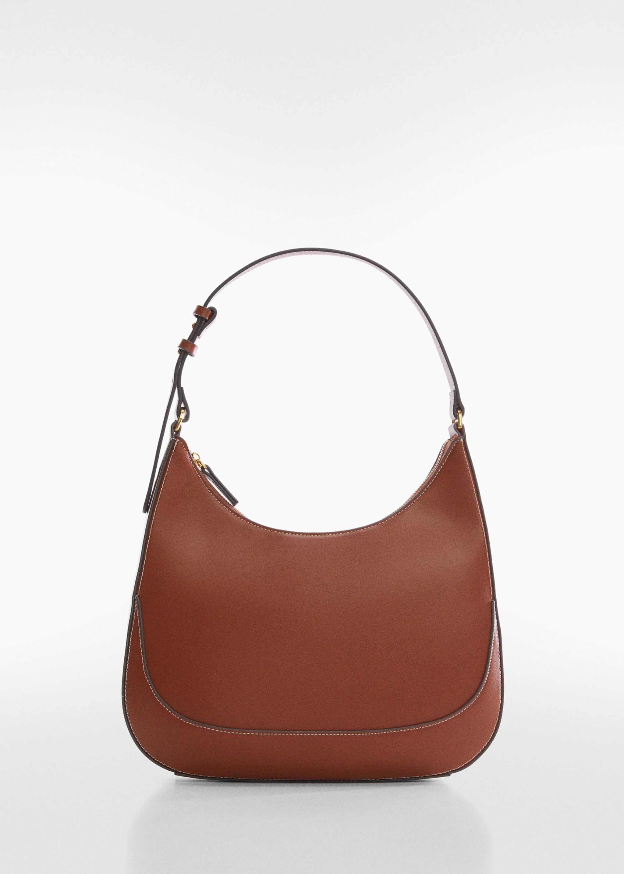 Schultertasche mit kurzem Henkel - Artikel ohne Model, Mittelbraun. Ref: 57001039-00.