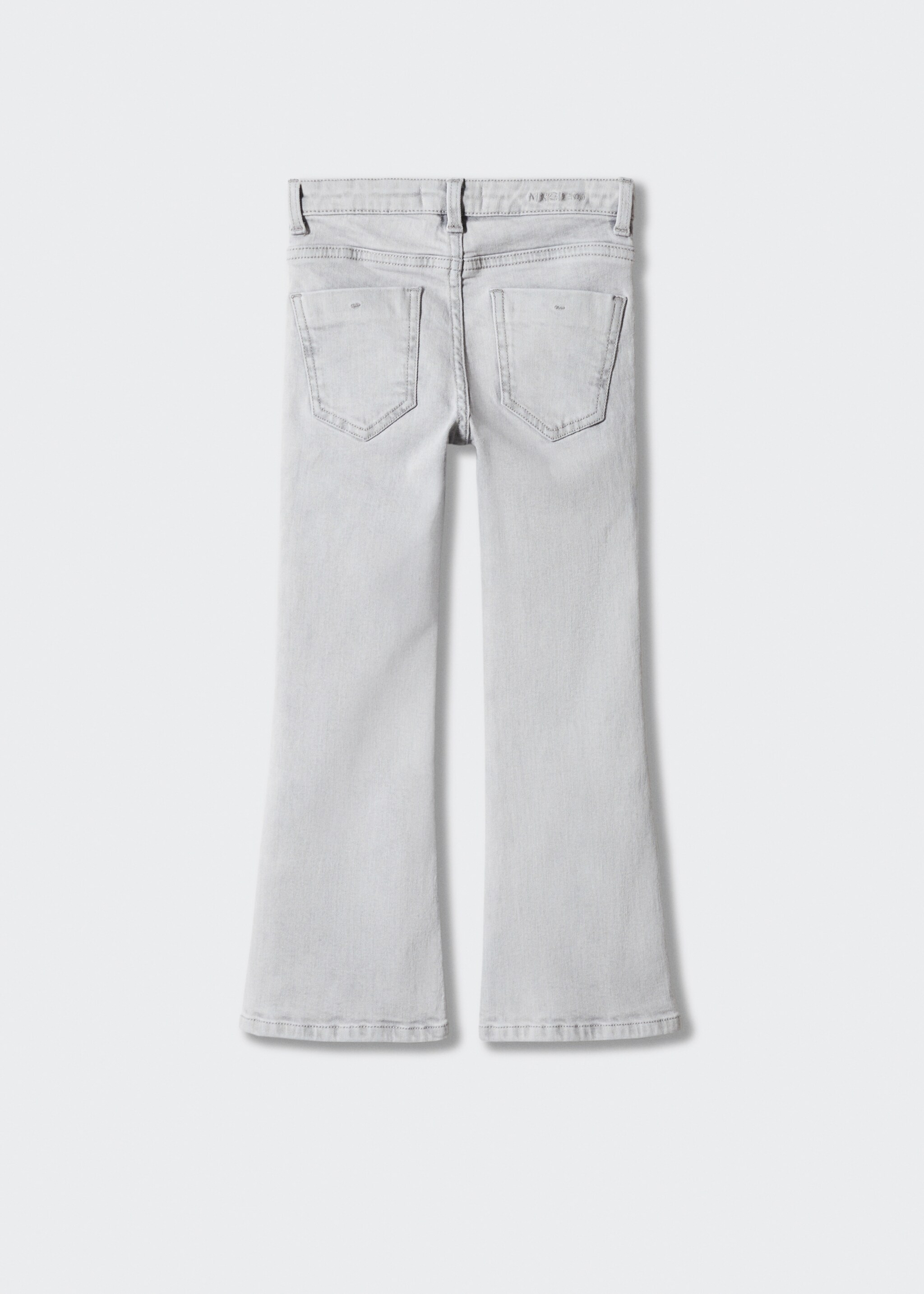 Flared finished jeans - Reverse of the article