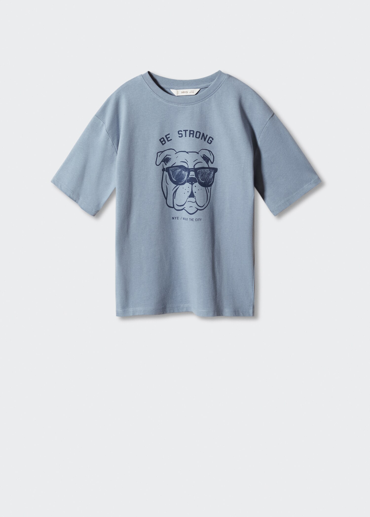 Baumwoll-T-Shirt mit Motiv - Artikel ohne Model