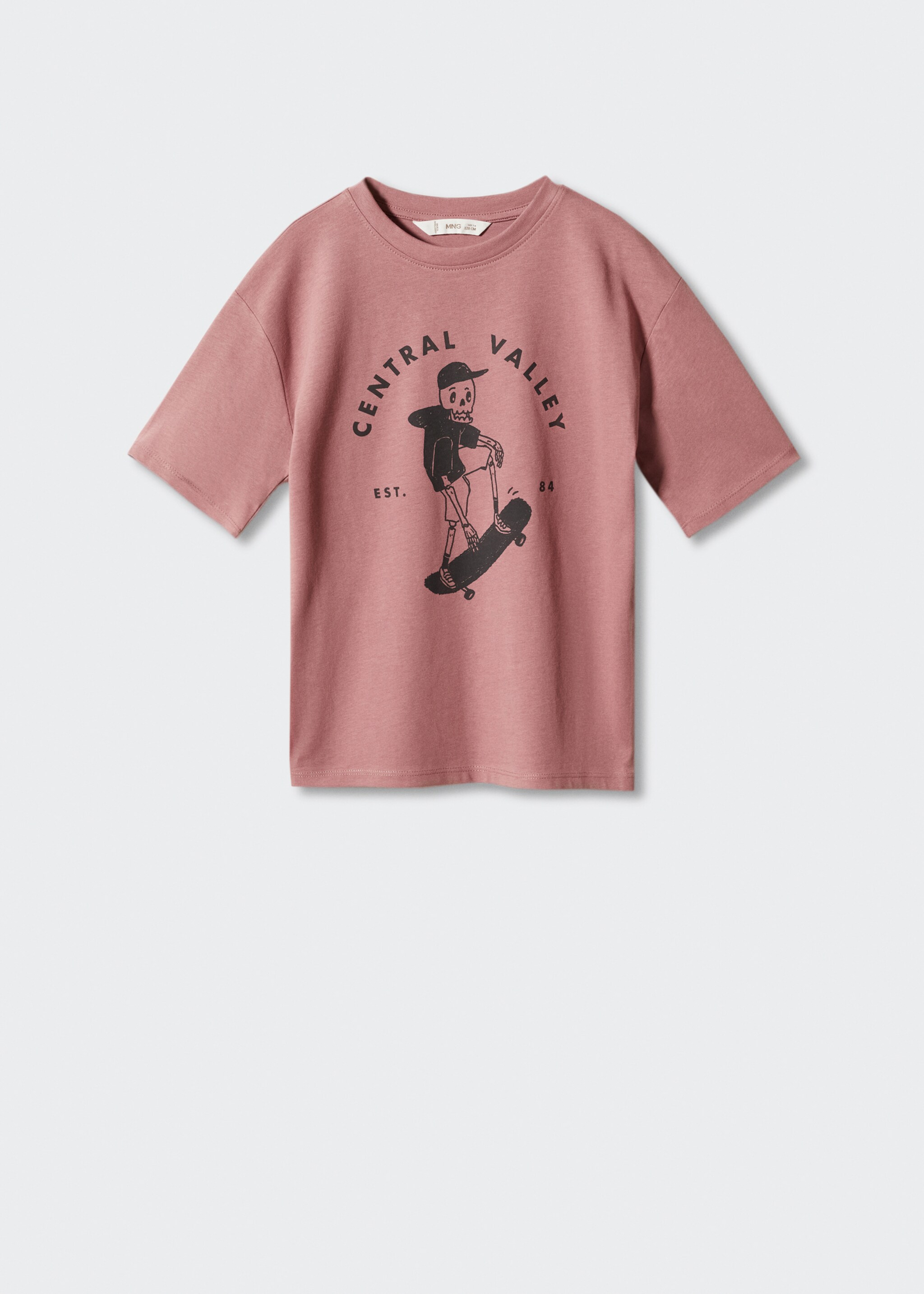 Cotton printed T-shirt - Article without model, Cherry. Ref: 57001043-00.