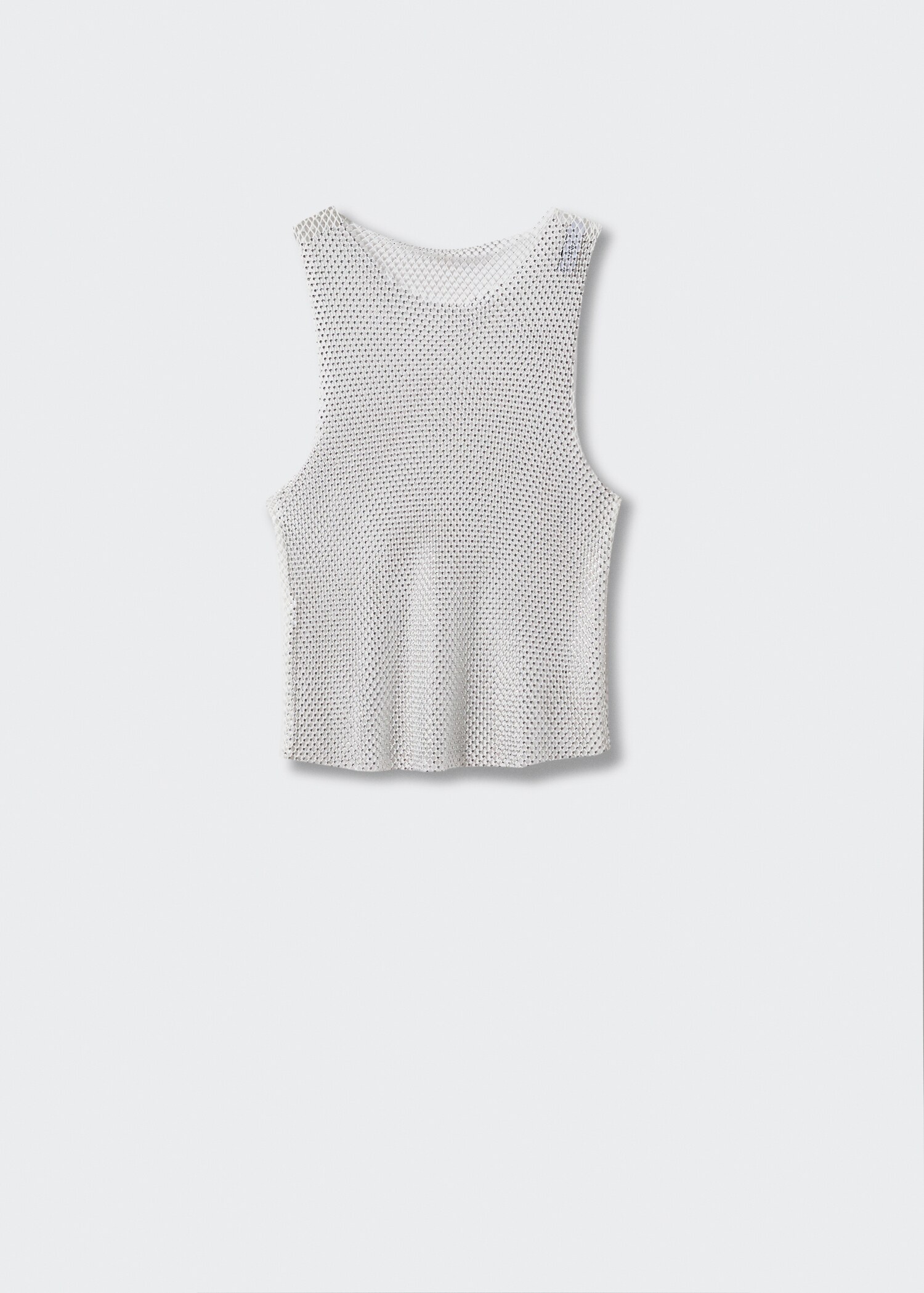 Mesh top with crystal detail - Article without model