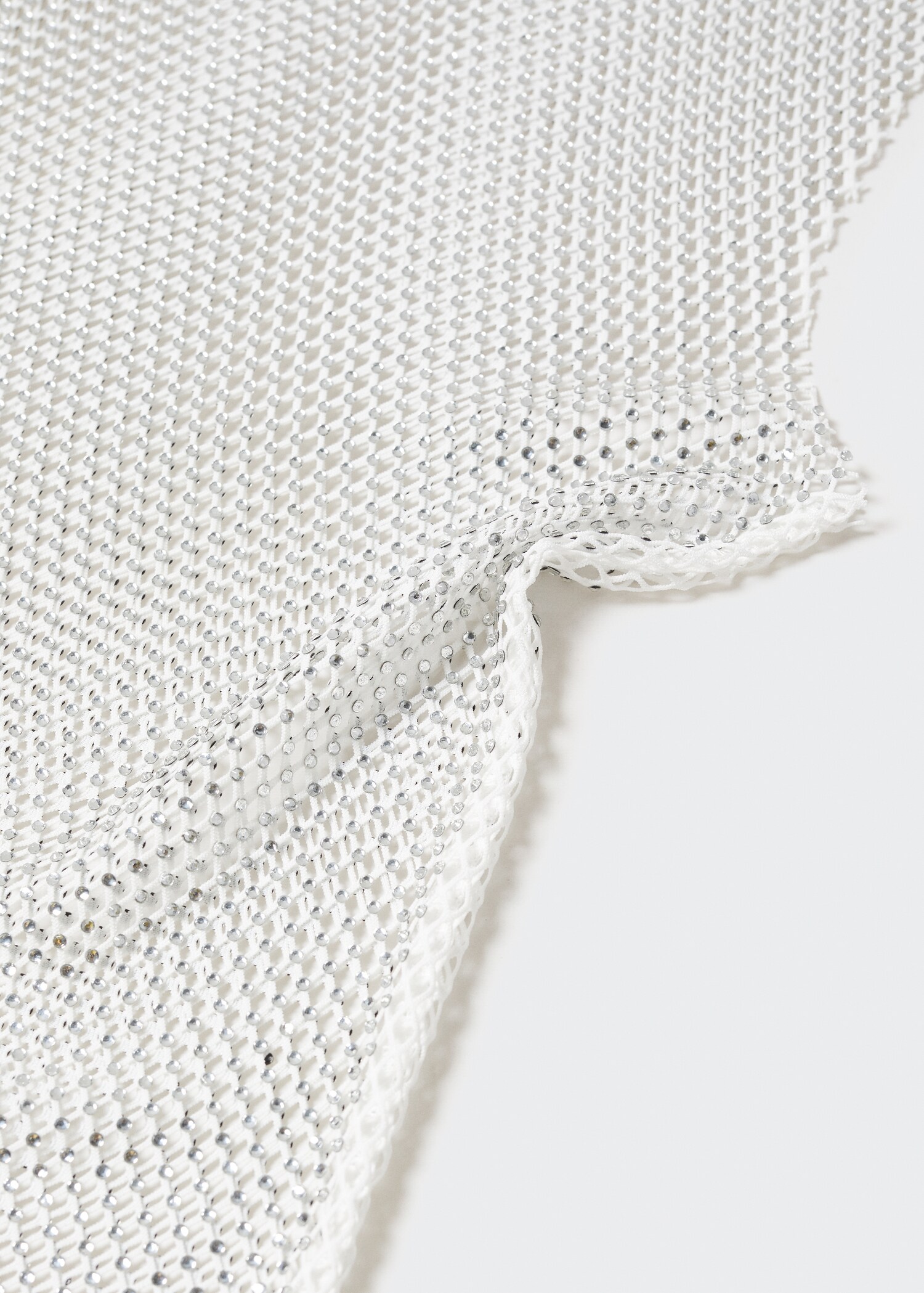 Mesh top with crystal detail - Details of the article 8