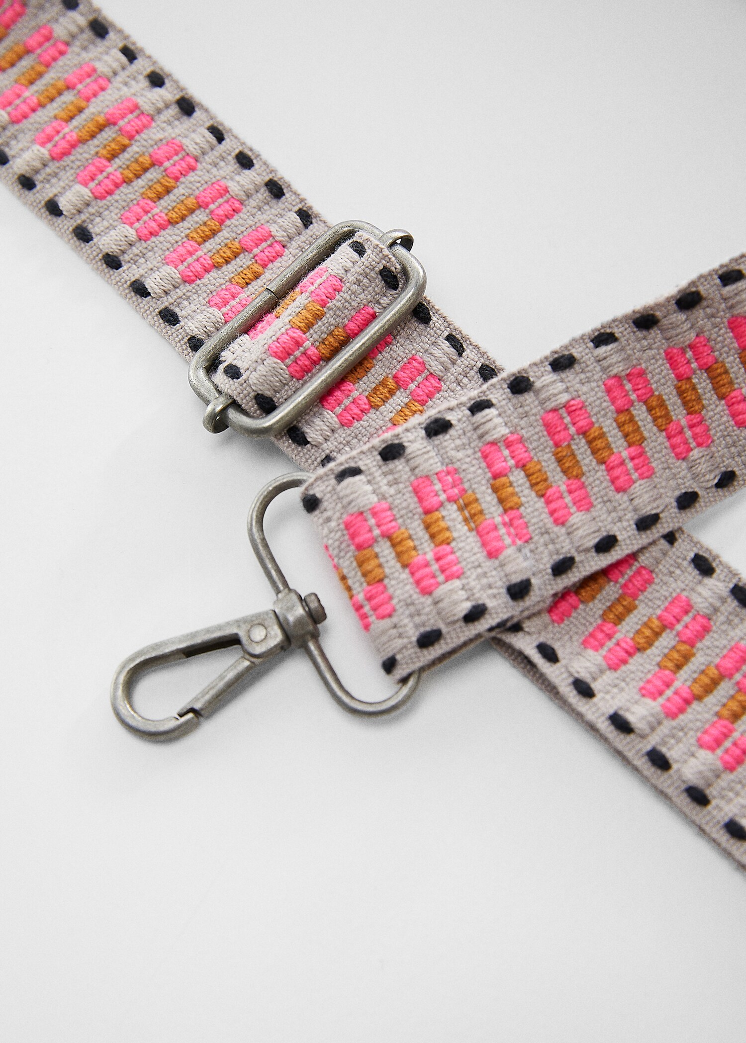 Patterned bag strap - Medium plane