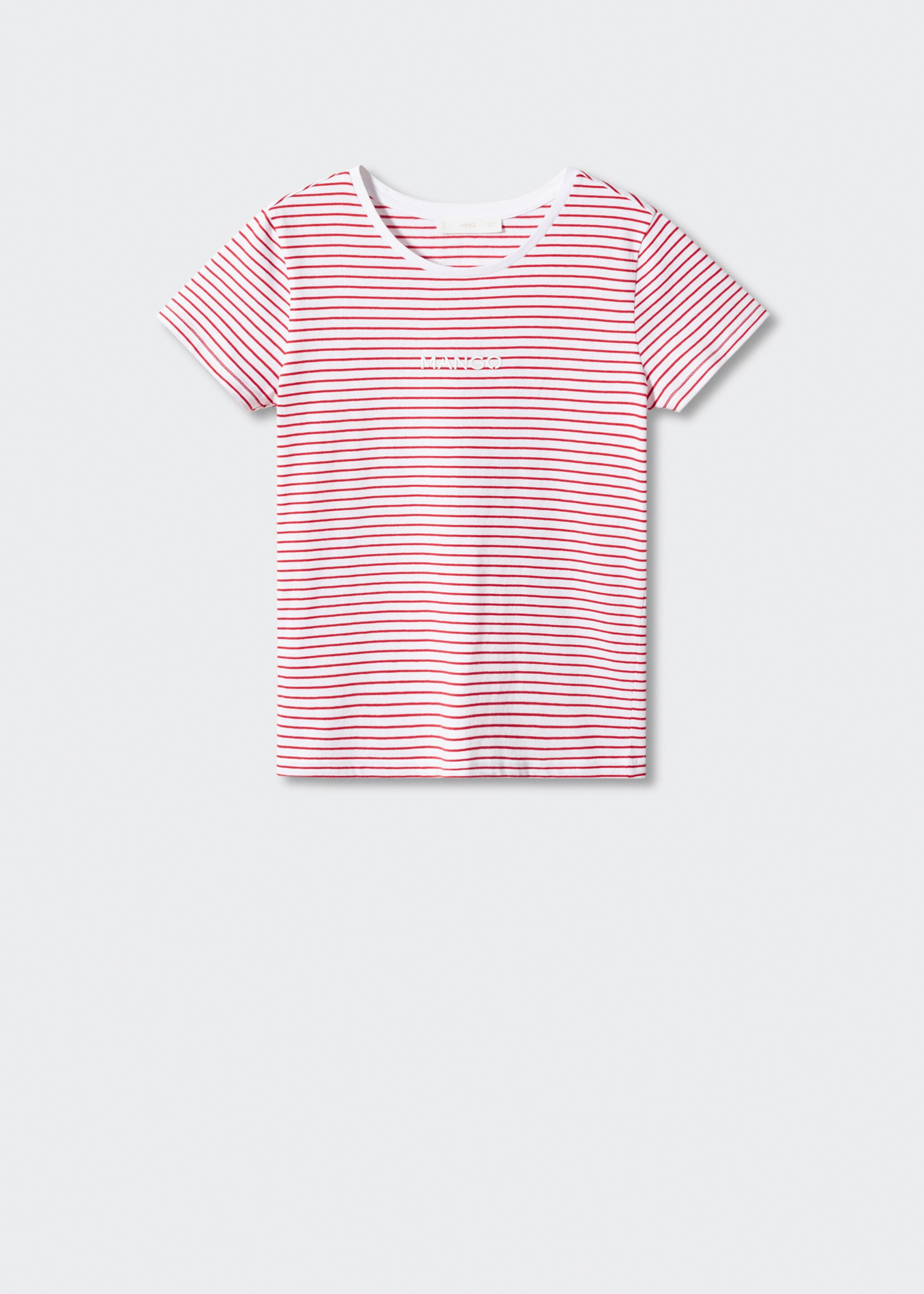 T-shirt rayures logo - Article sans modèle