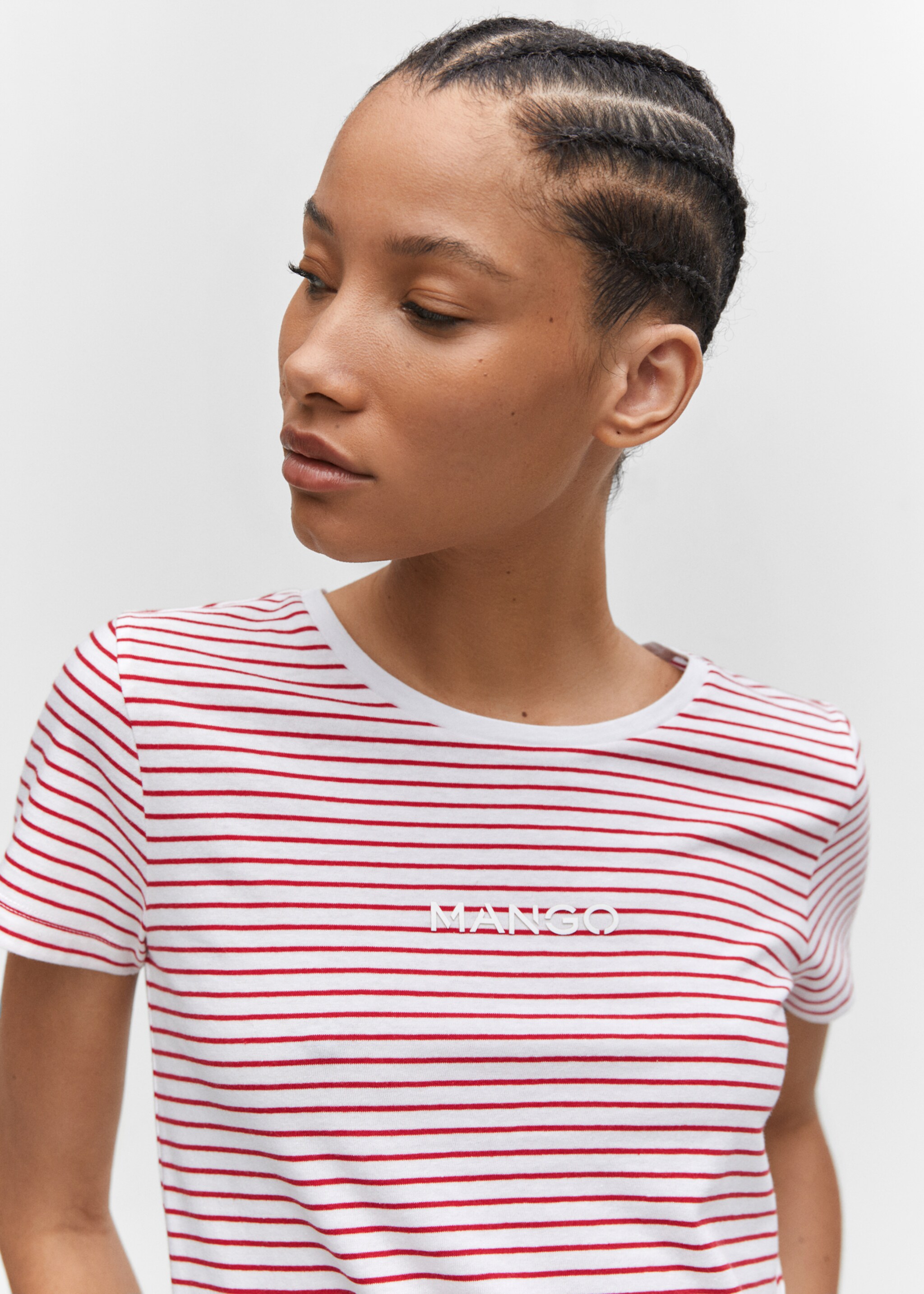 T-shirt rayures logo - Détail de l'article 1