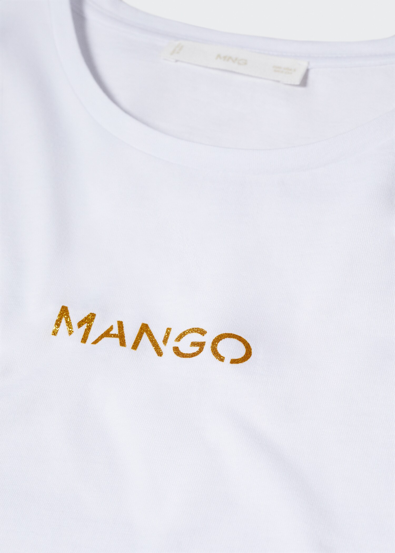 T-shirt met metallic logo - Detail van het artikel 8