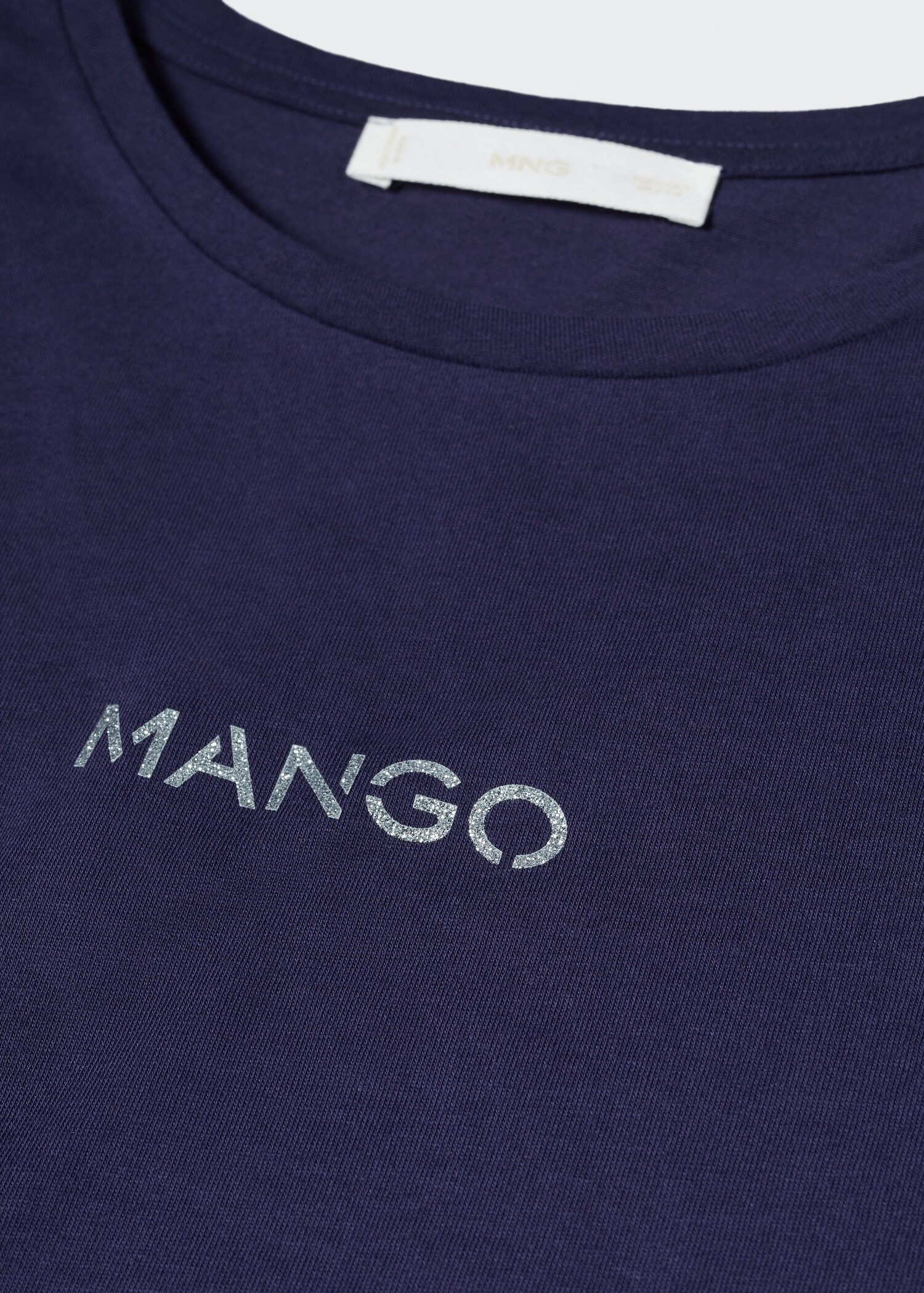 T-shirt met metallic logo - Detail van het artikel 8