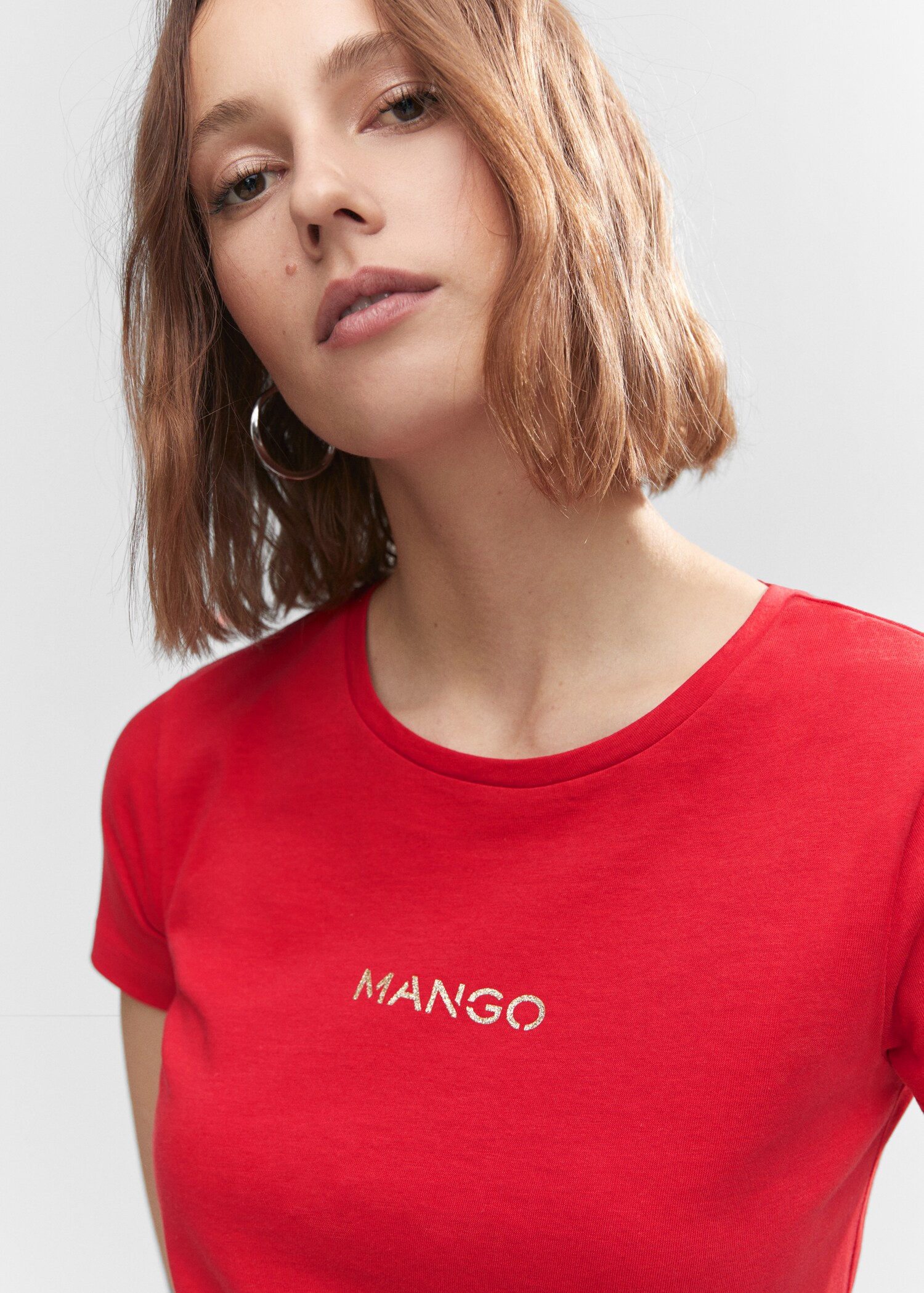 Metallic logo T-shirt - Details of the article 1