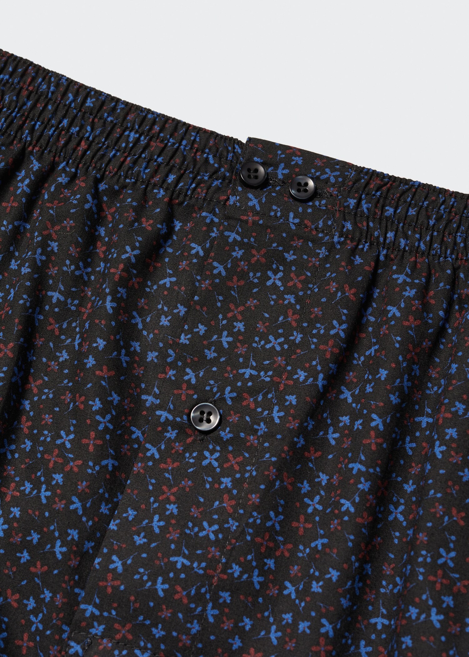 Slip aus 100 % Baumwolle mit Blumenmuster - Detail des Artikels 0