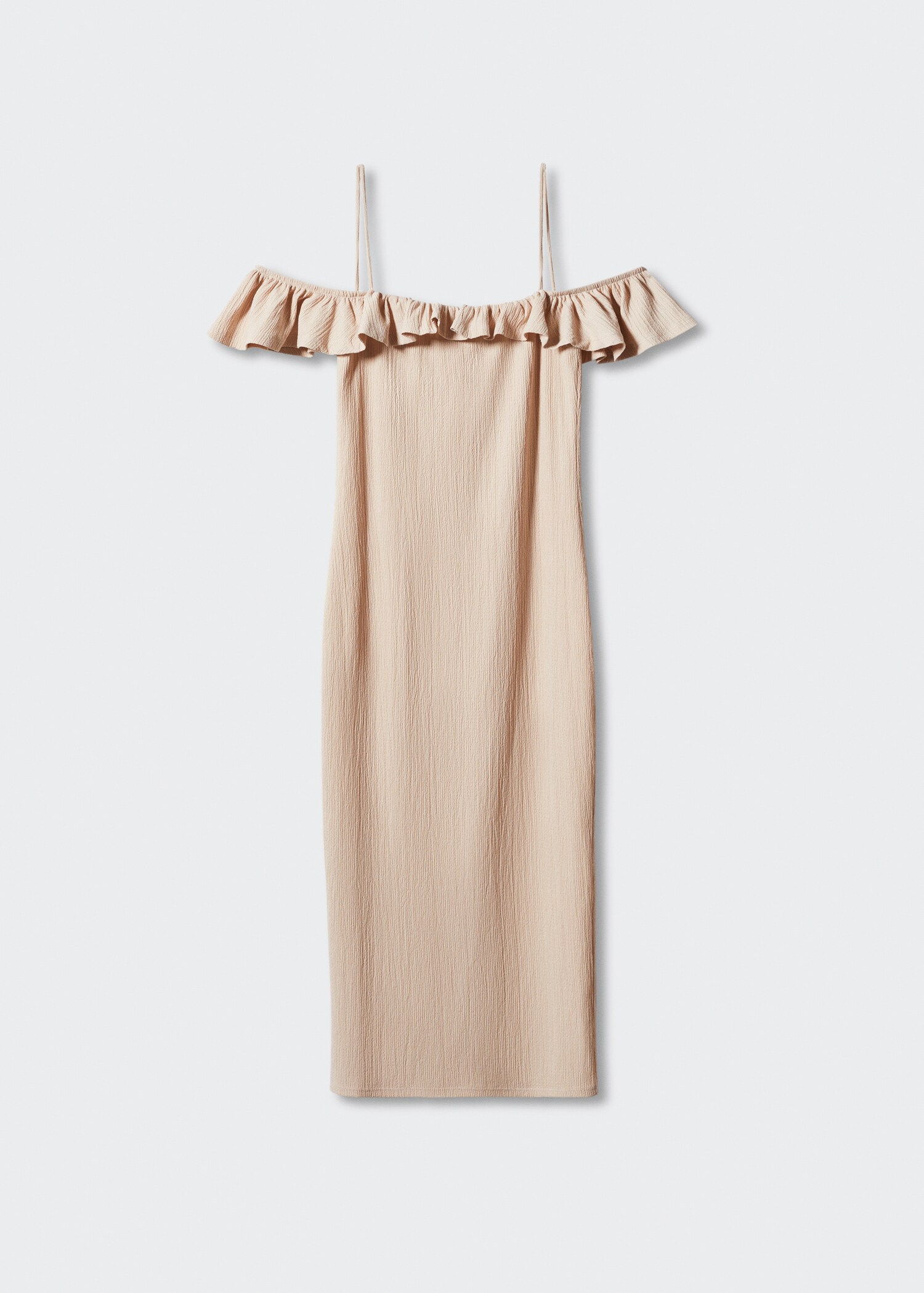 Vestido textura volante - Artículo sin modelo