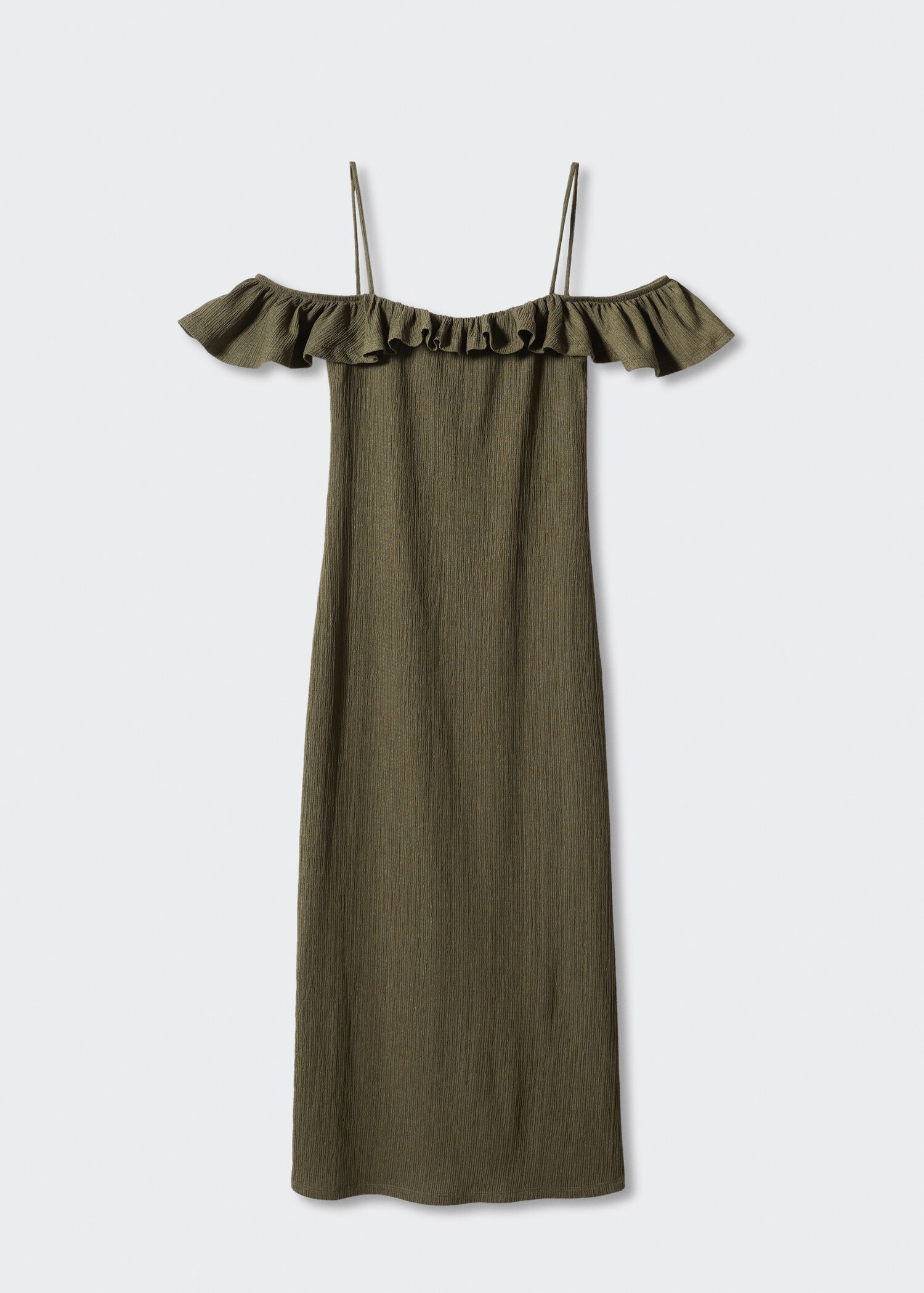 Vestido textura volante - Artículo sin modelo