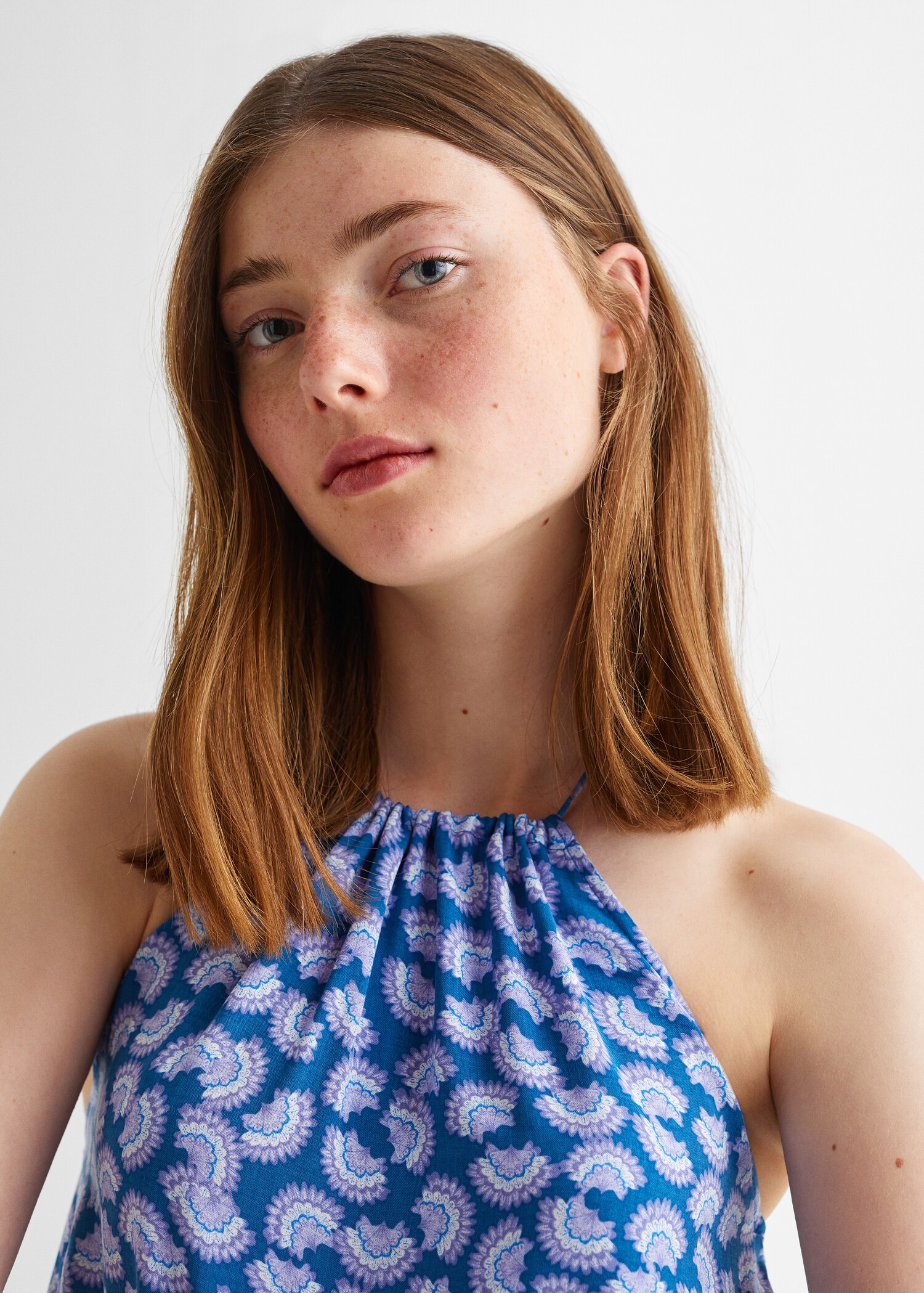 Print wrap dress - Details of the article 1